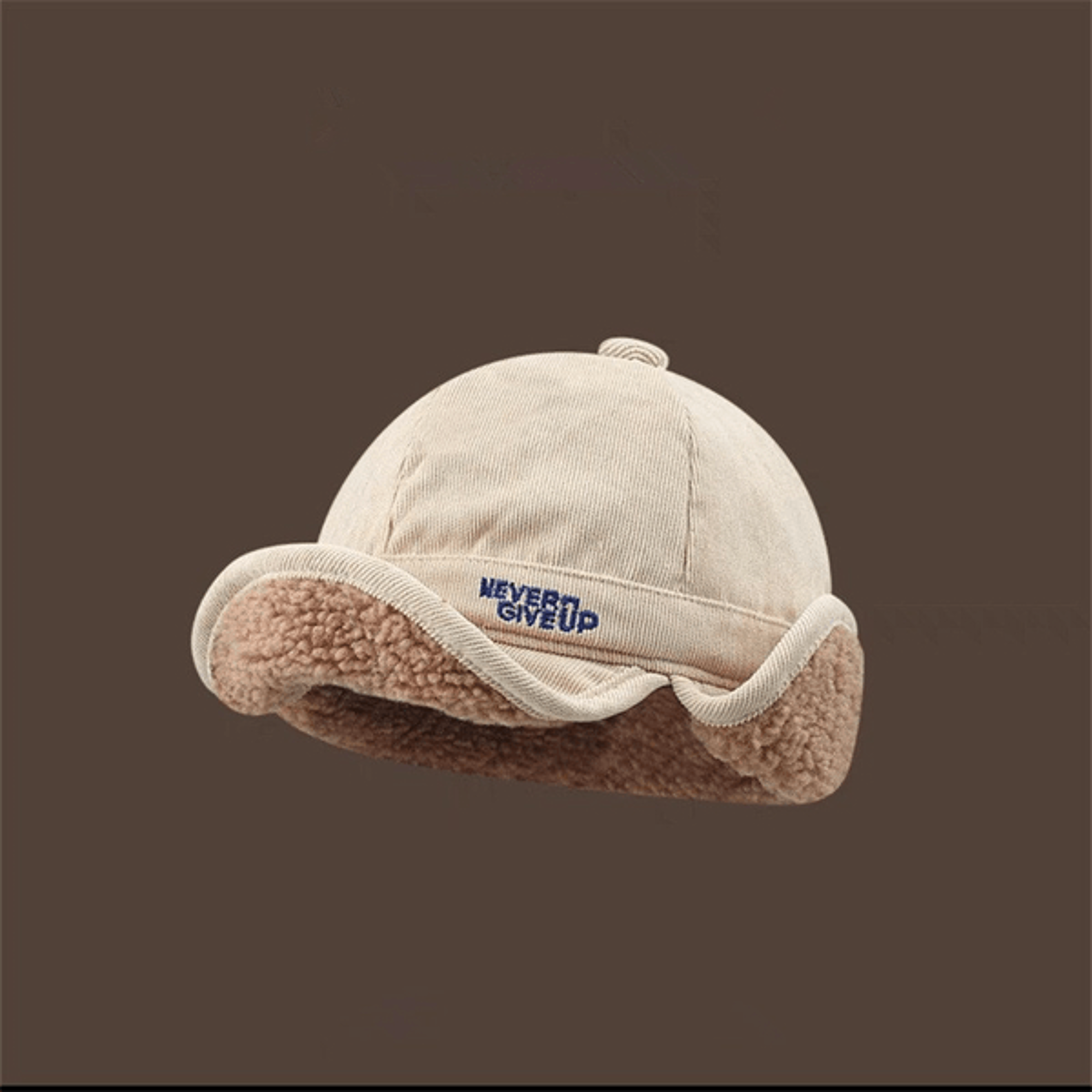 windproof wool hat with ear flaps, all-day warmth for winter cycling & outdoor use