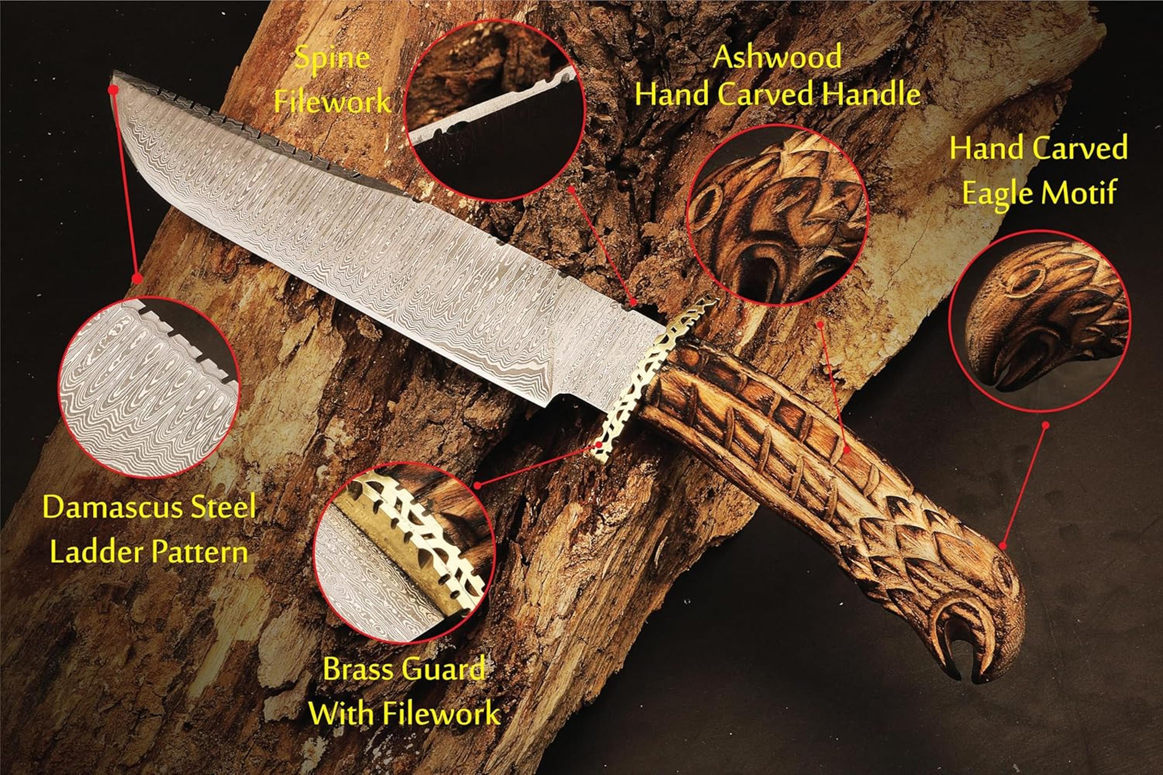 Handmade D2 Steel Dagger Knife Hunting Knife Perfect Grip With Micarta Handle Horizontal Carry Knif 2