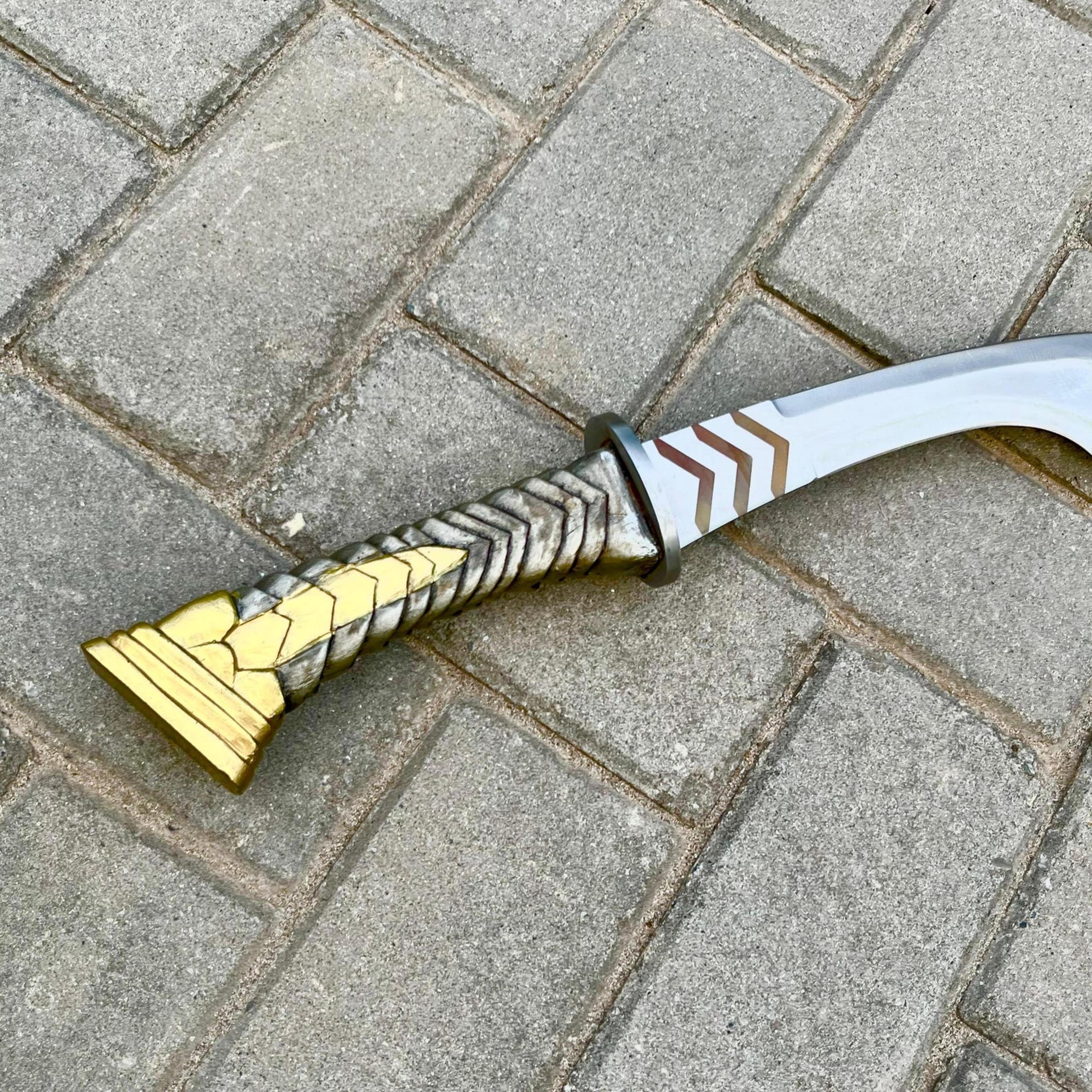 Hand Forged Gods Of Egypt Khopesh Style Egyptian Blade Collectible Sword With Handmade Craftsma 2