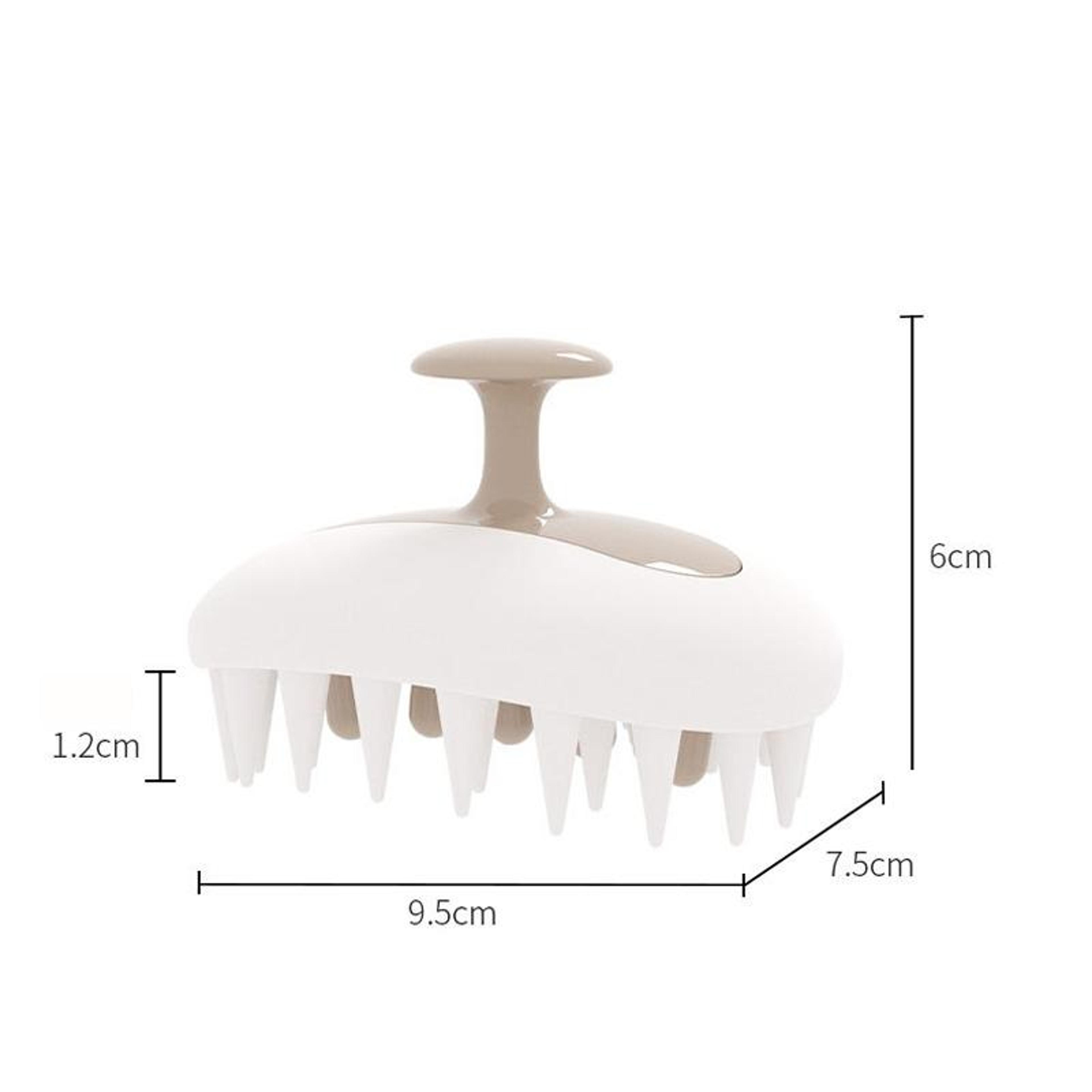 Silicone Scalp Massager Shampoo Brush For Wet Dry Hair Care 6
