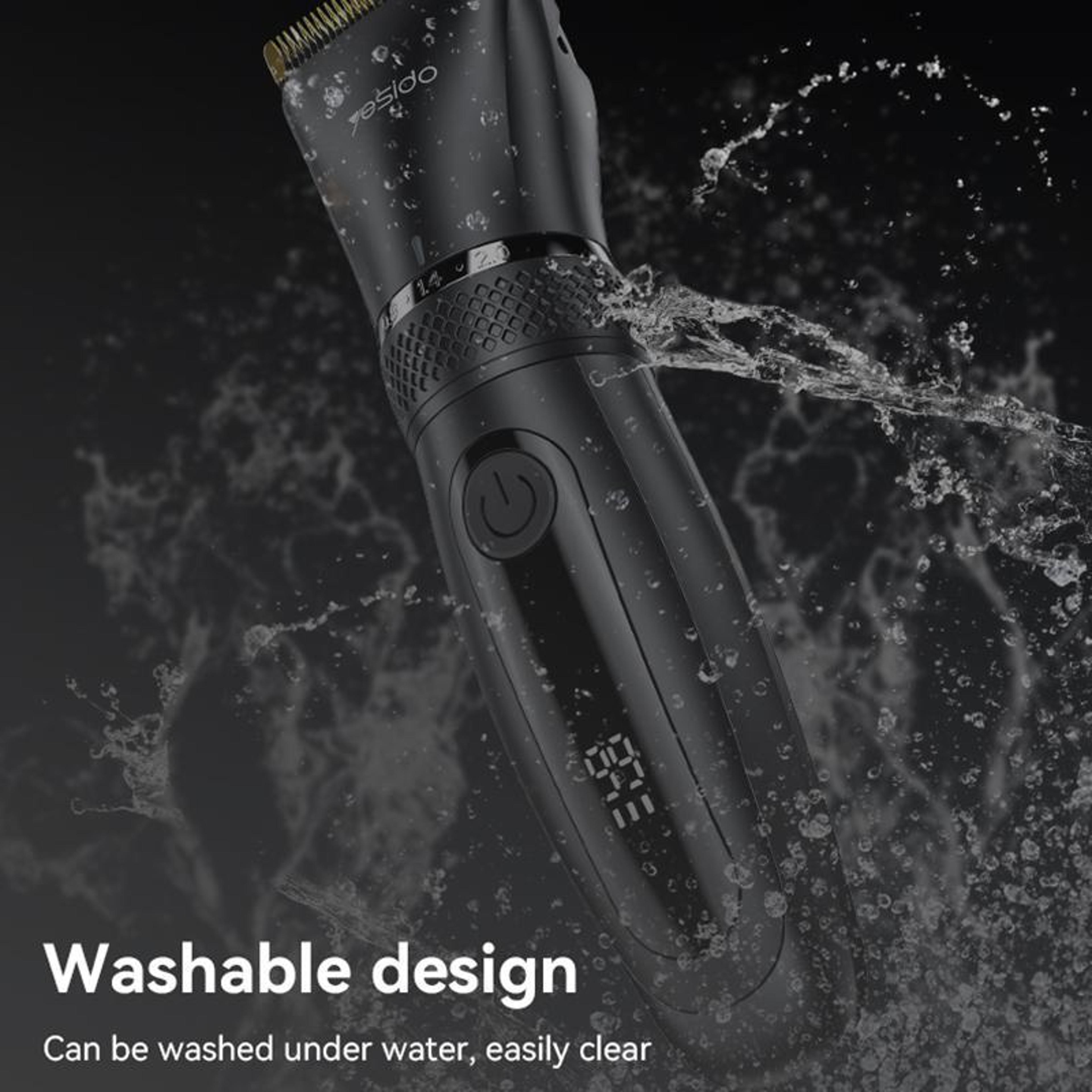 Cordless Hair Clipper  Trimmer Washable  Rechargeable 7