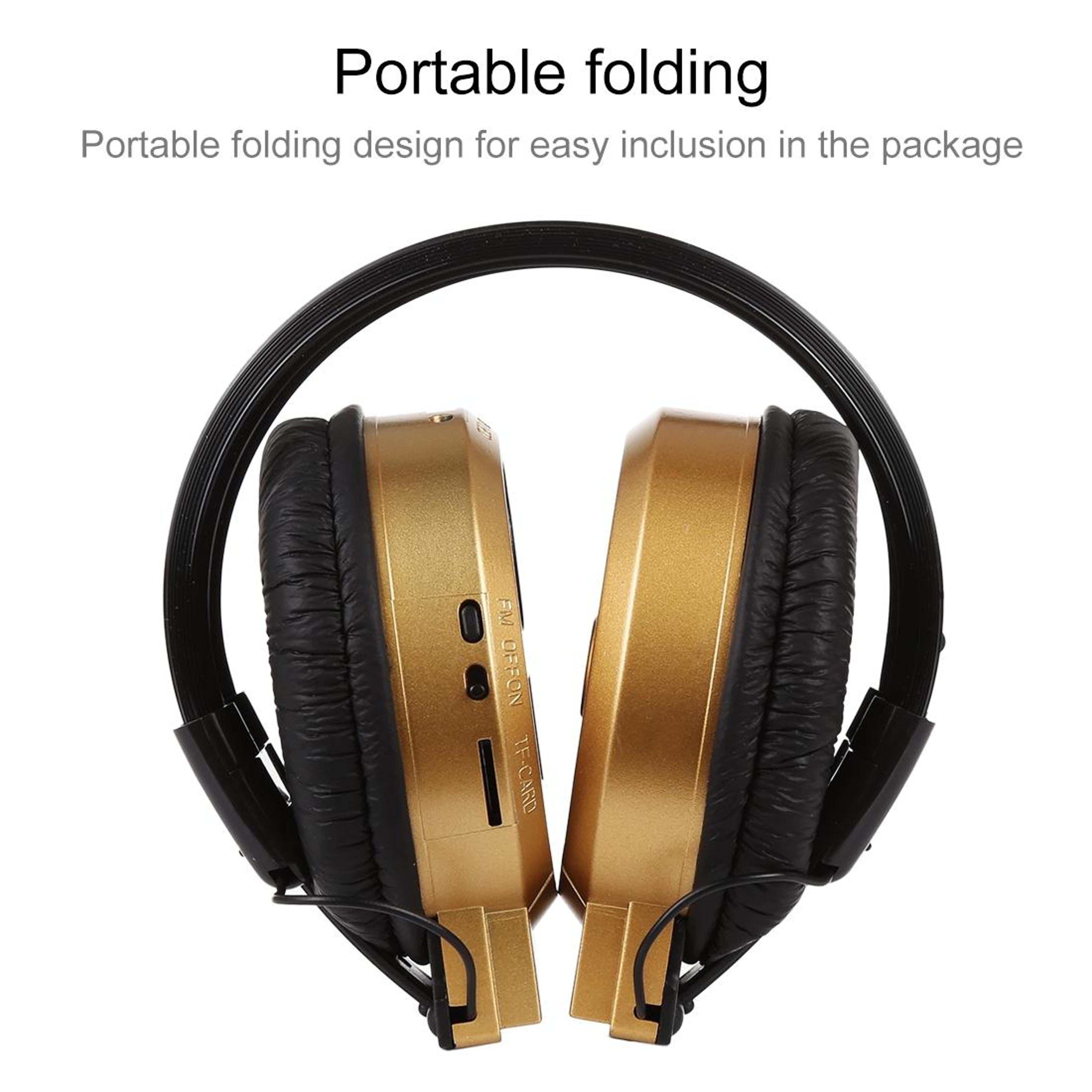 Folding HiFi Wireless Sports Headphones With LCD Track Display 3