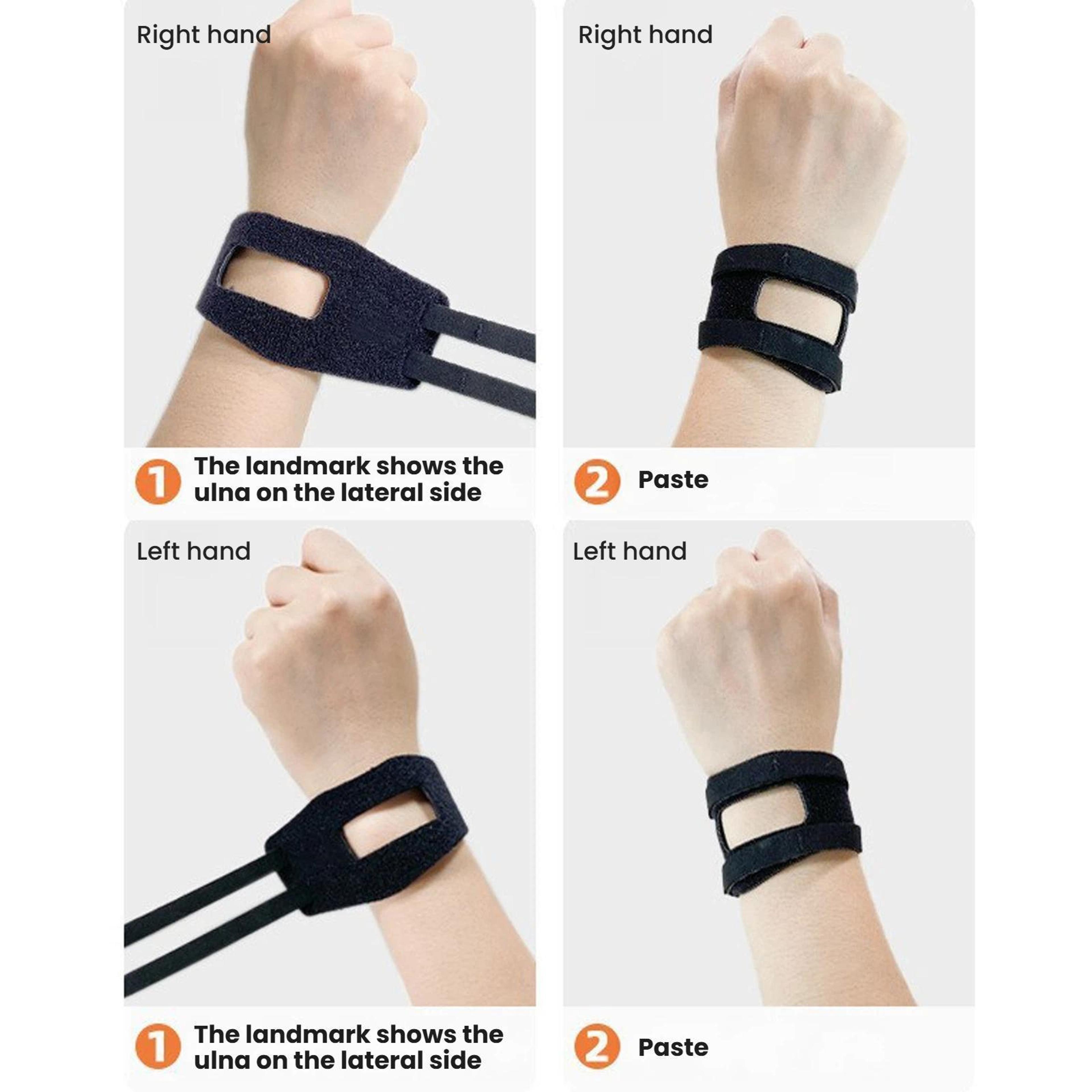 Upgraded Gray Yoga Wrist Support Brace For Fitness Training 8