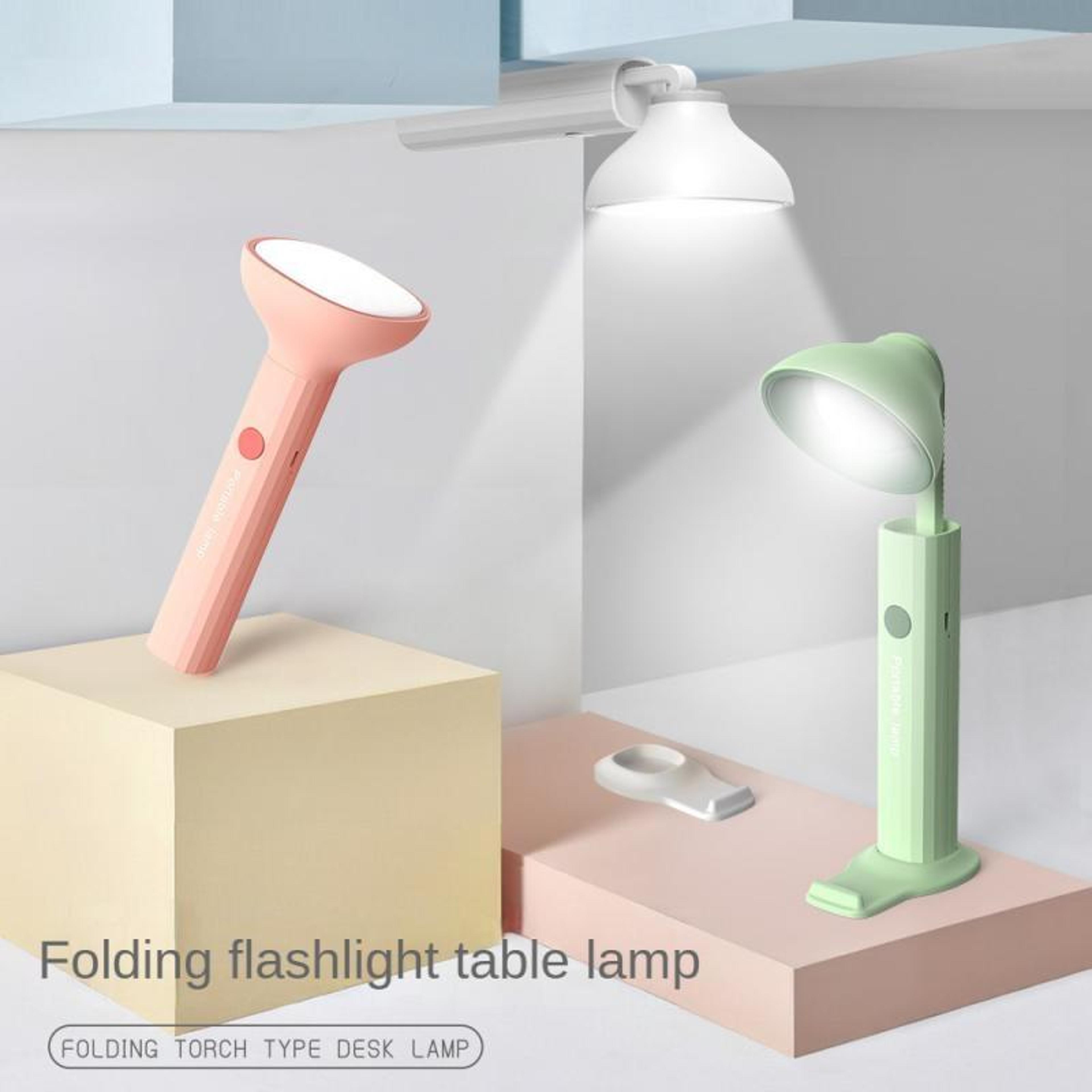 Compact Folding Desk Lamp USB Rechargeable Student Night Light 1