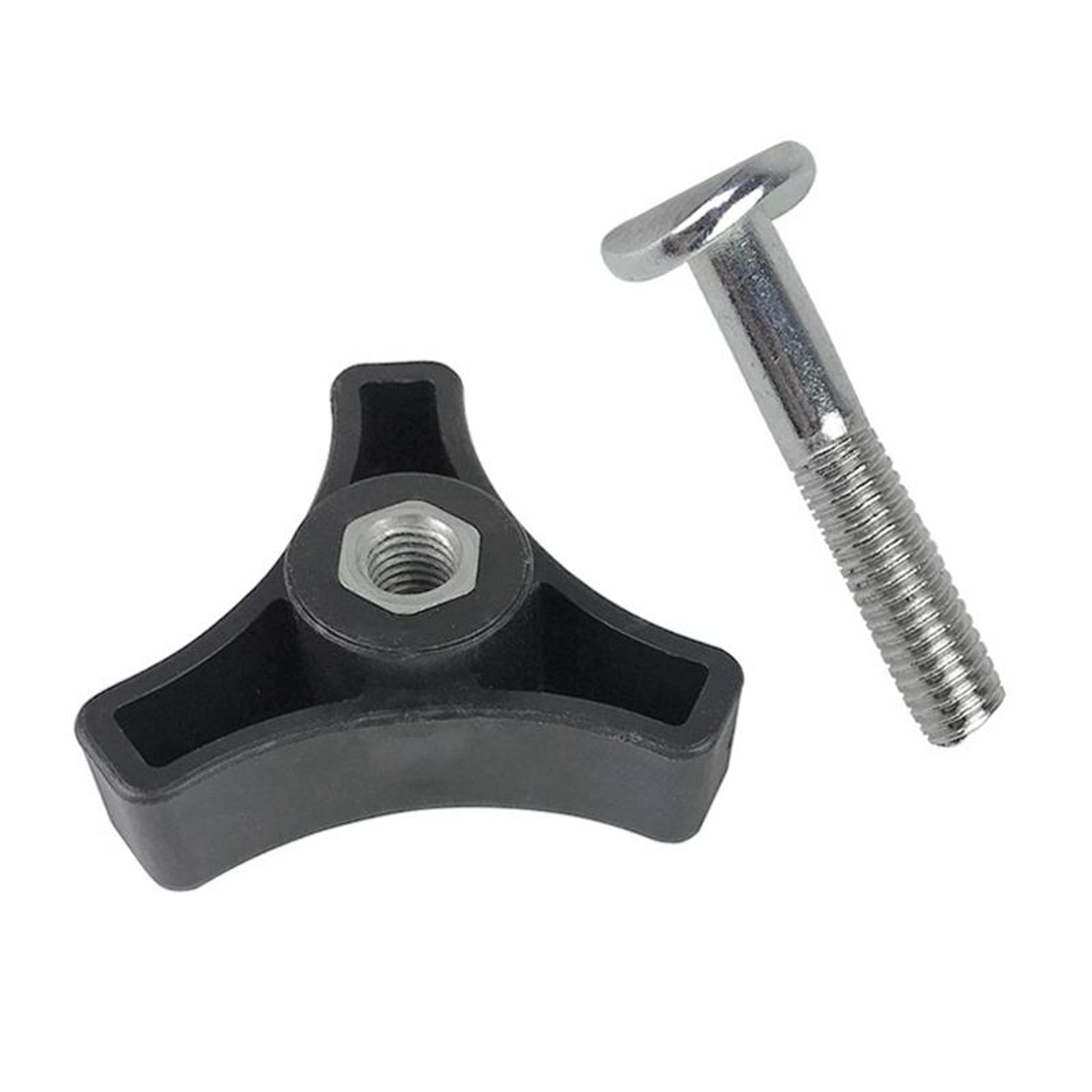 universal lawn mower handle knob with screw triangle replacement bolt