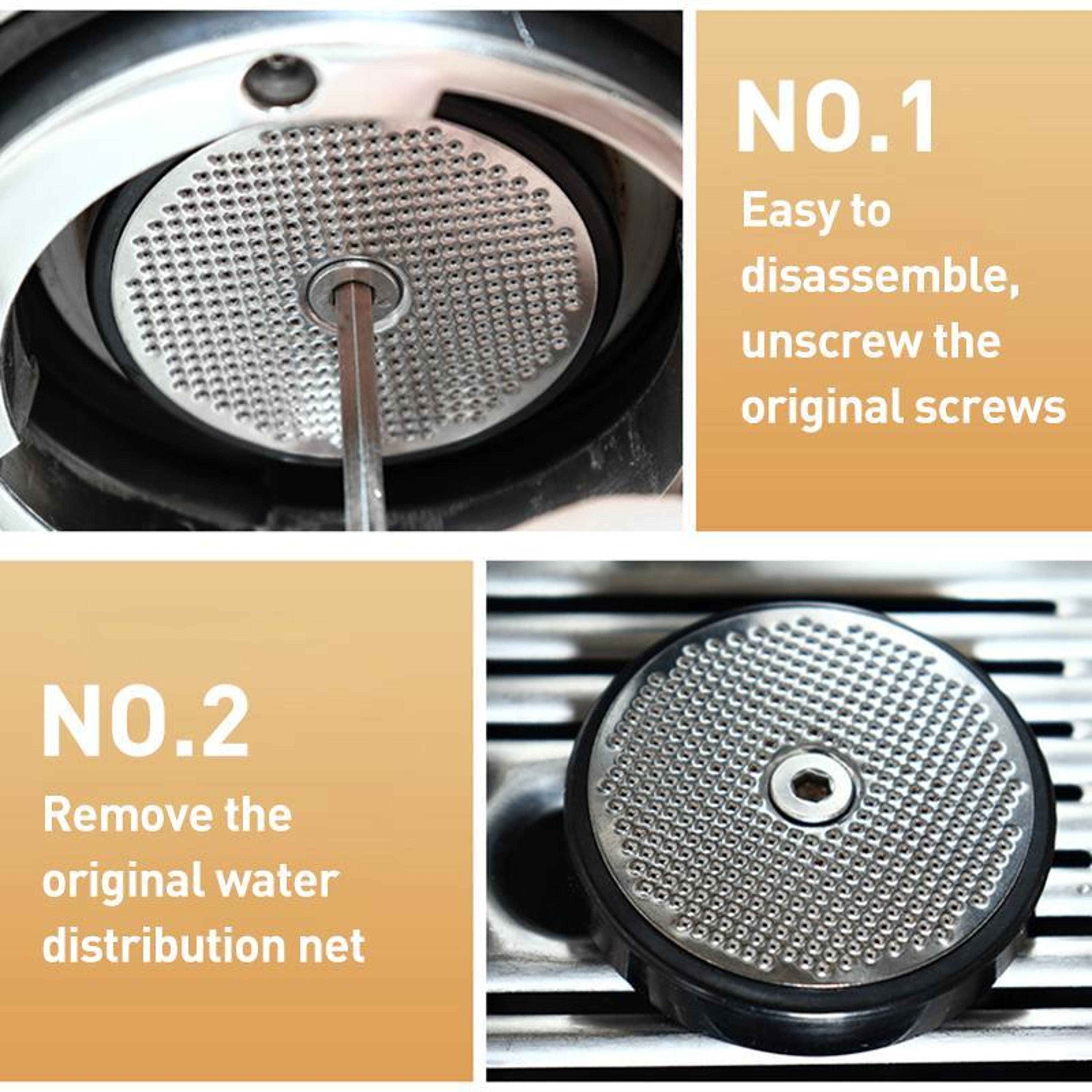 Premium Stainless Steel Breville Shower Screen Espresso Extraction Filter Mesh 4