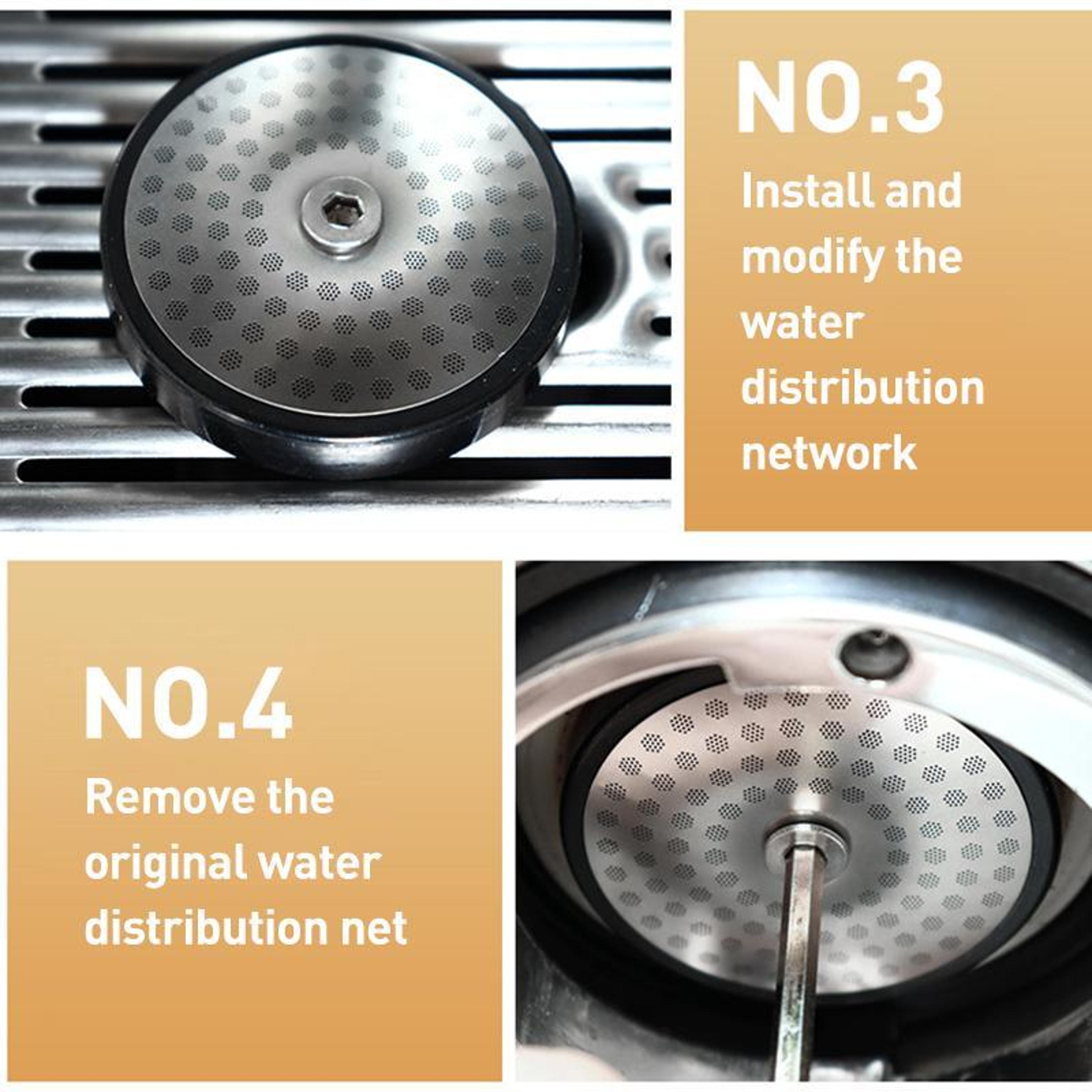 Premium Stainless Steel Breville Shower Screen Espresso Extraction Filter Mesh 5