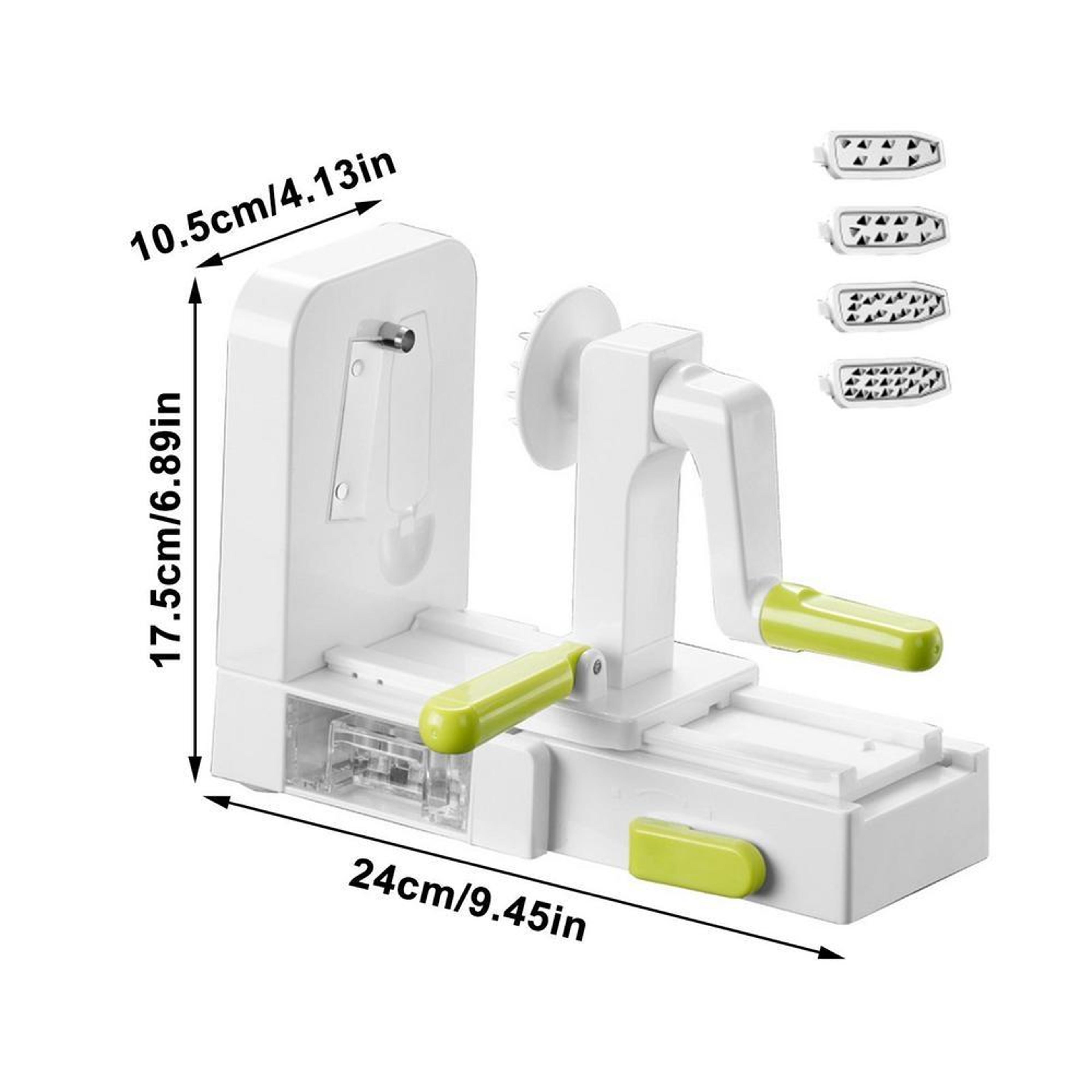 Premium Manual Vegetable Spiral Slicer Multifunction Potato Spiral Cutter  Fruit Vegetable Spiral M 6