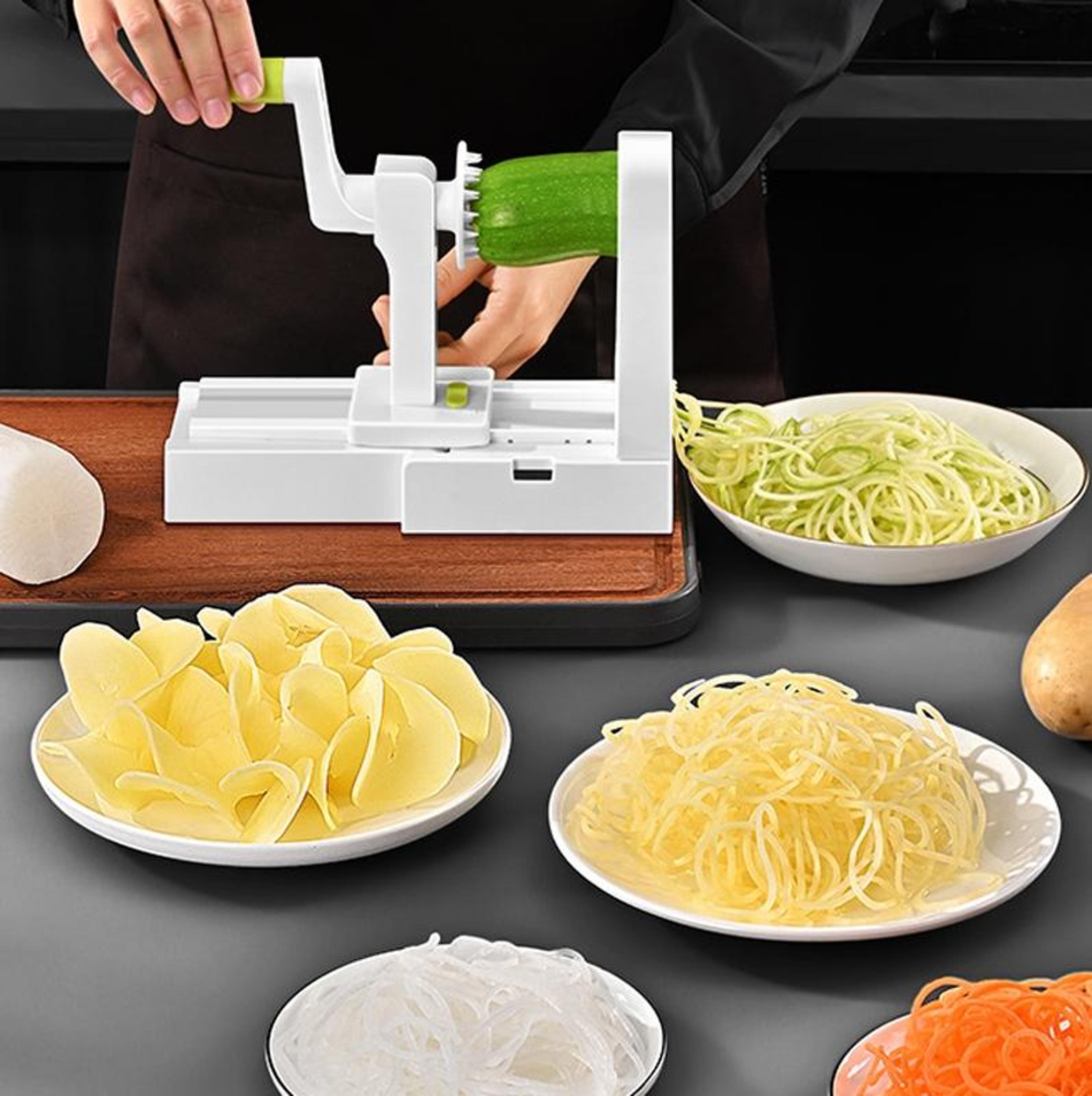 Premium Manual Vegetable Spiral Slicer Multifunction Potato Spiral Cutter  Fruit Vegetable Spiral M 5