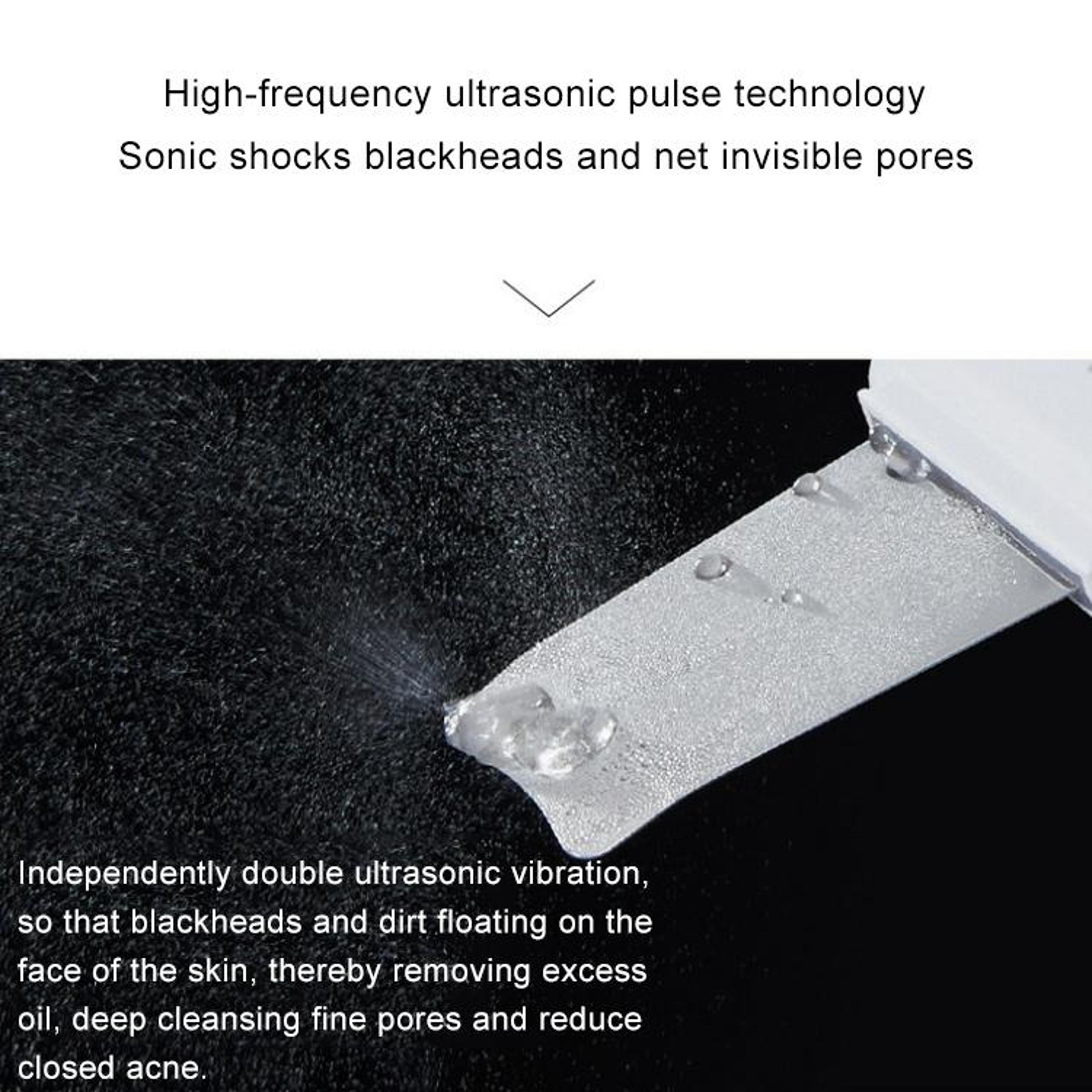 Ultrasonic Skin Scrubber Face Spatula And Blackhead Remover Tool 3