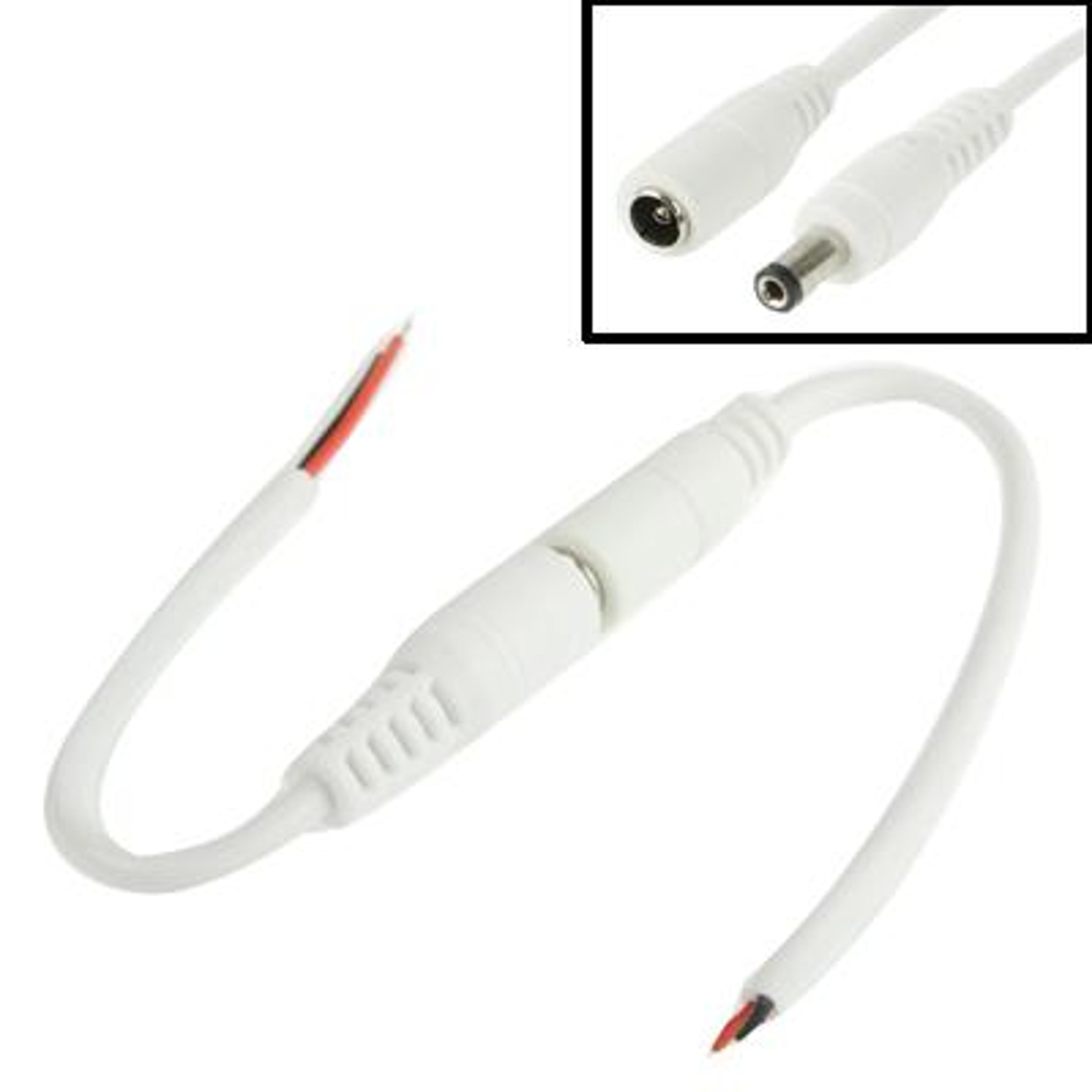 Premium Male To Female DC Barrel Power Connector Adapter Cable 5