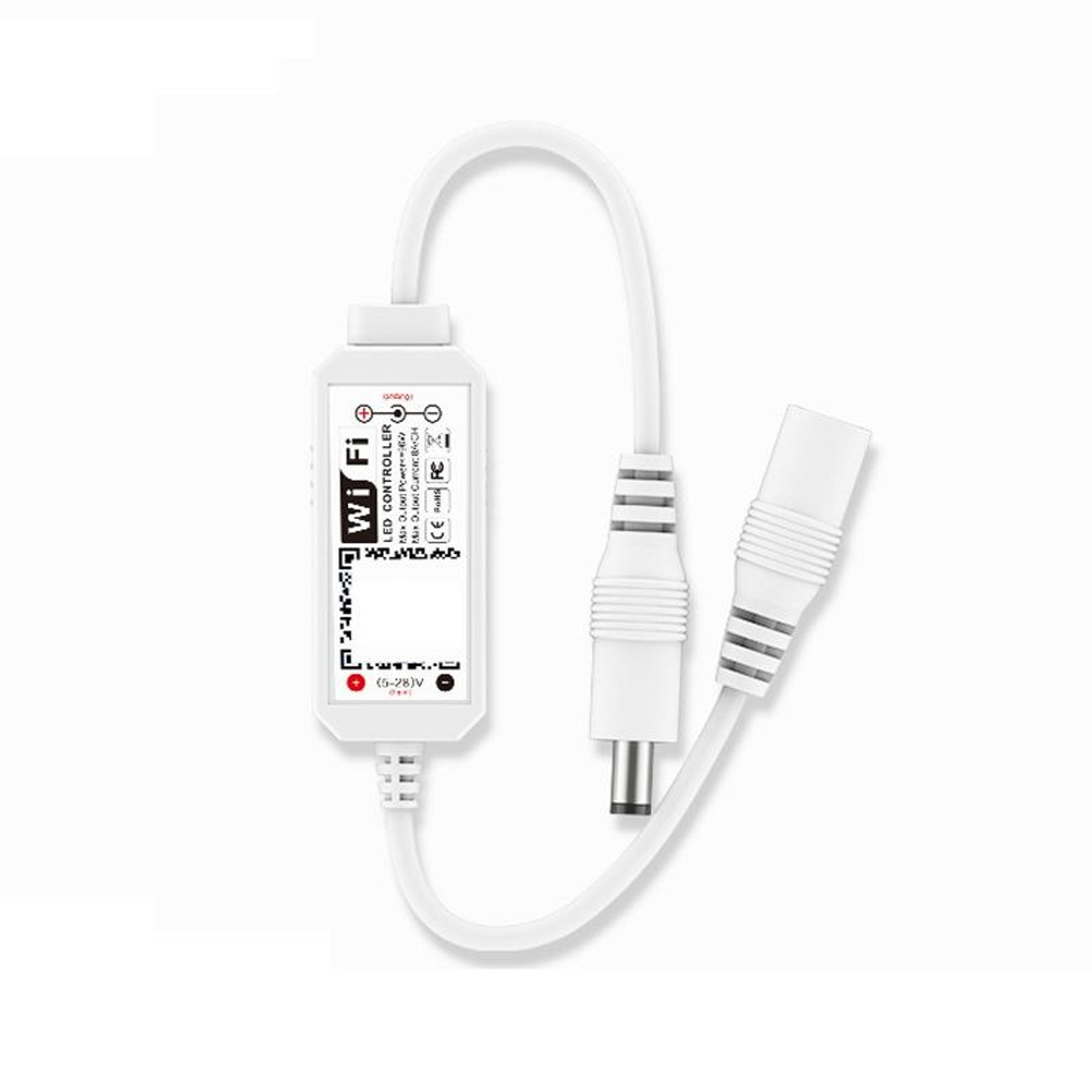 Mini Single Color LED Strip Controller Dimmer With 3 Key Control Compact 12V DC LED Strip Light Dim 4