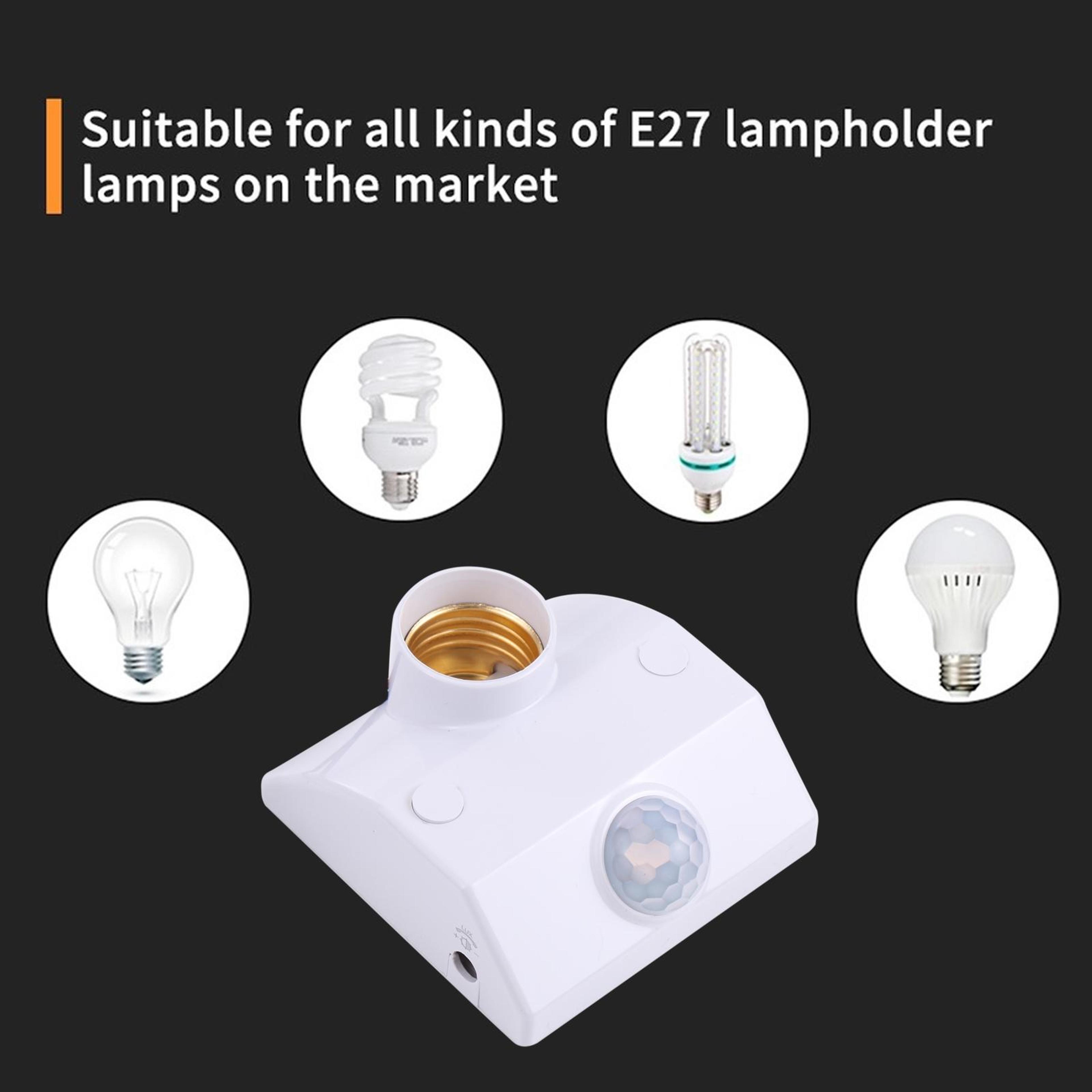 Smart Motion Sensor Lamp Holder With PIR Human Body Induction 2