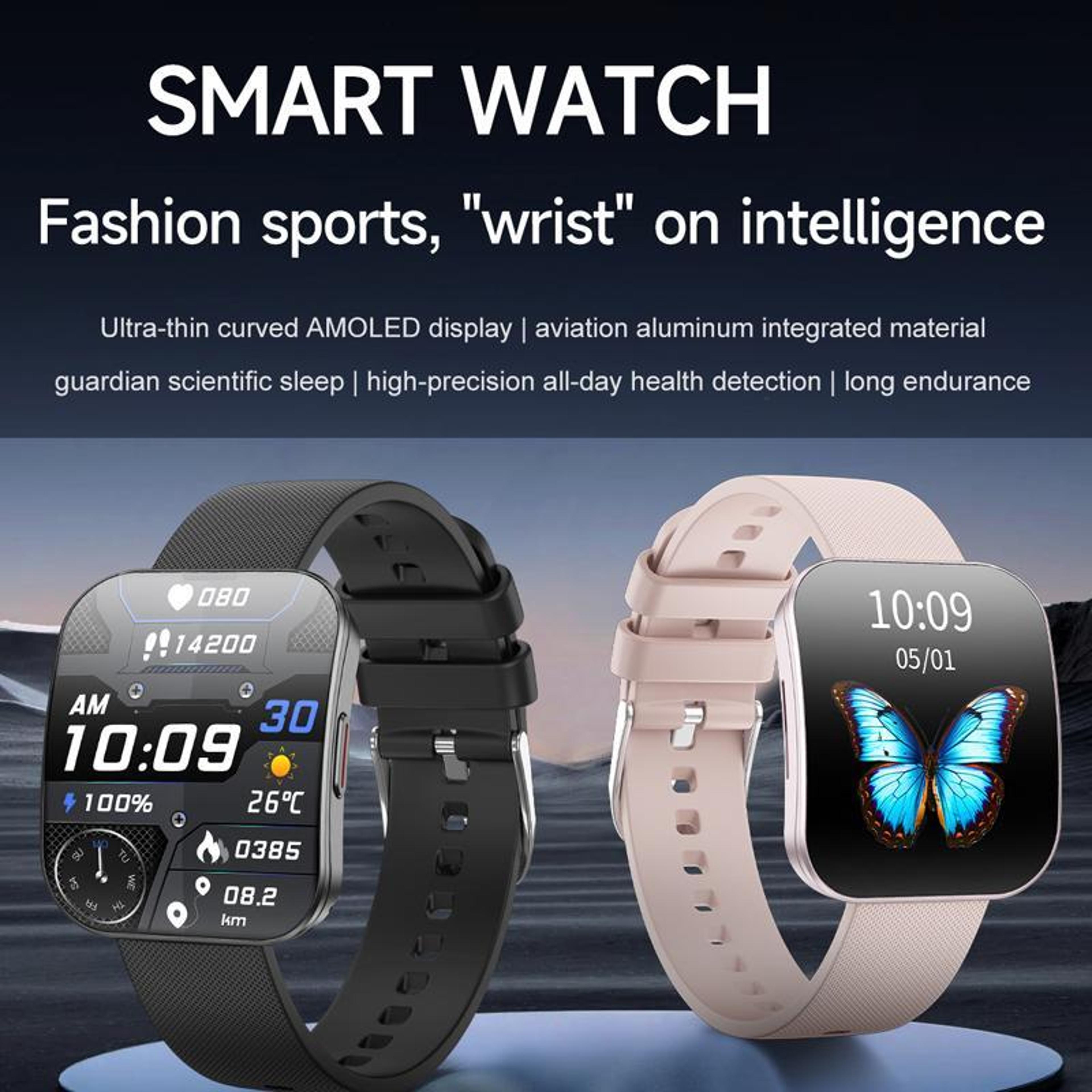 Health Smart Watch With Heart Rate Blood Oxygen Monitor And SOS Alert 1