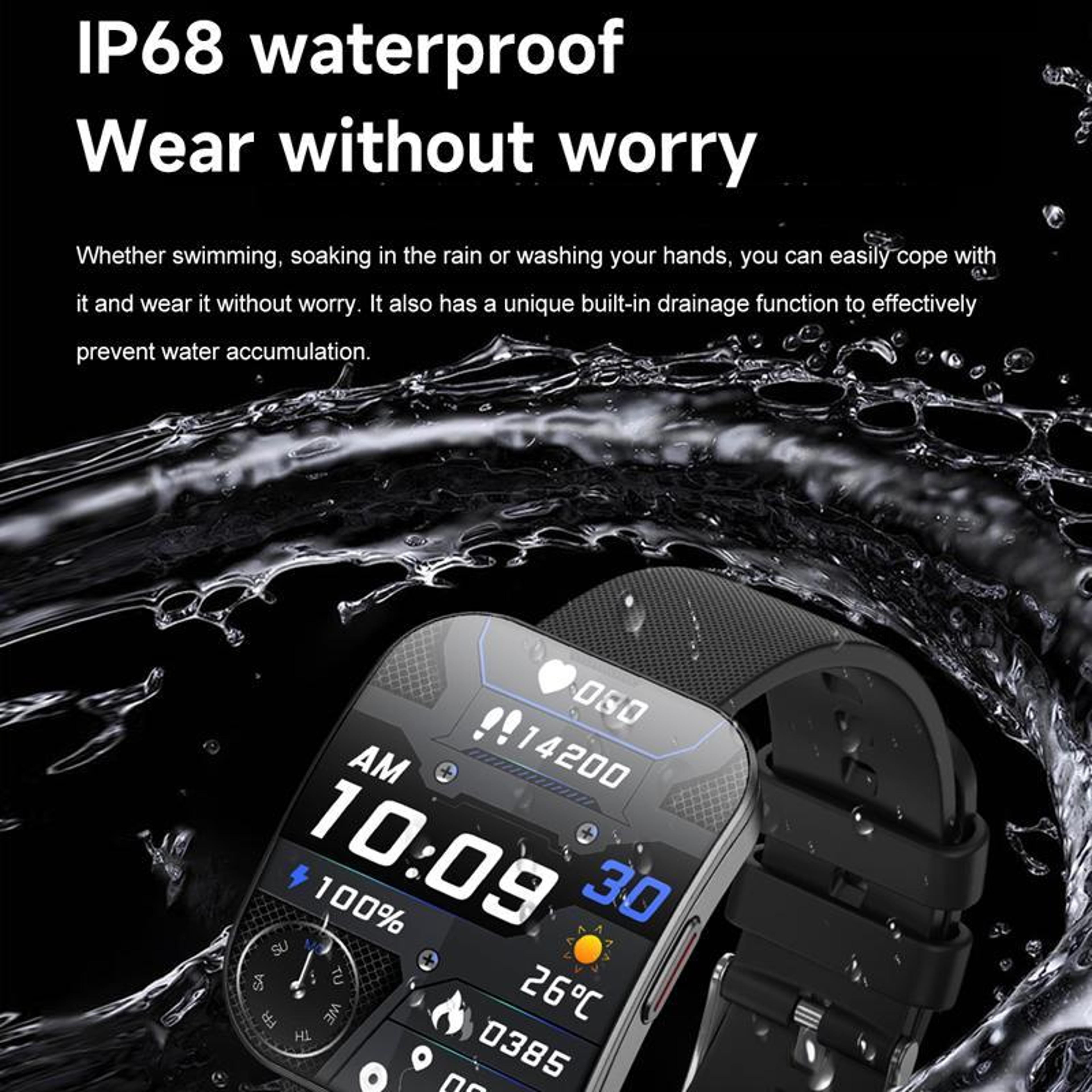 Health Smart Watch With Heart Rate Blood Oxygen Monitor And SOS Alert 6