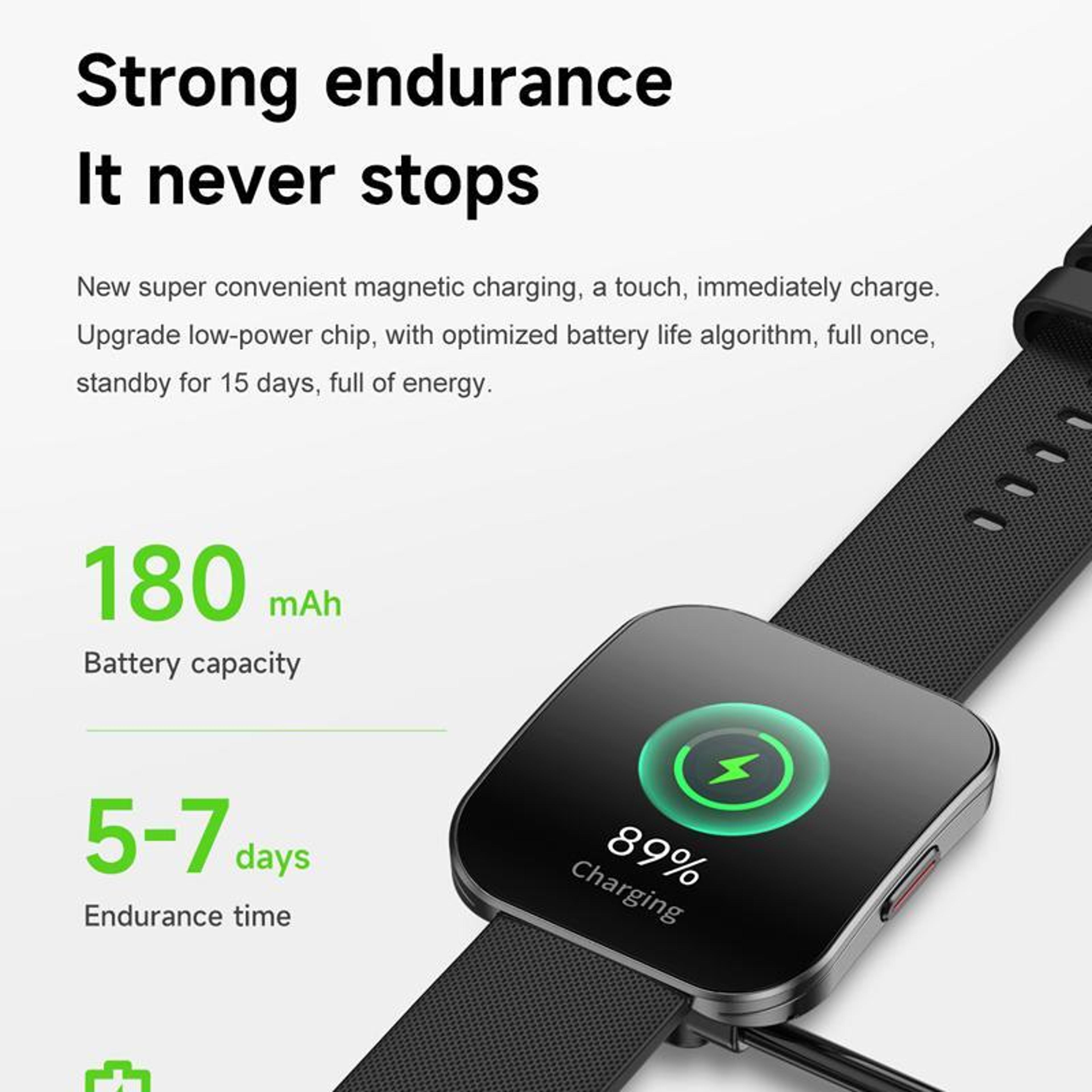 Health Smart Watch With Heart Rate Blood Oxygen Monitor And SOS Alert 7