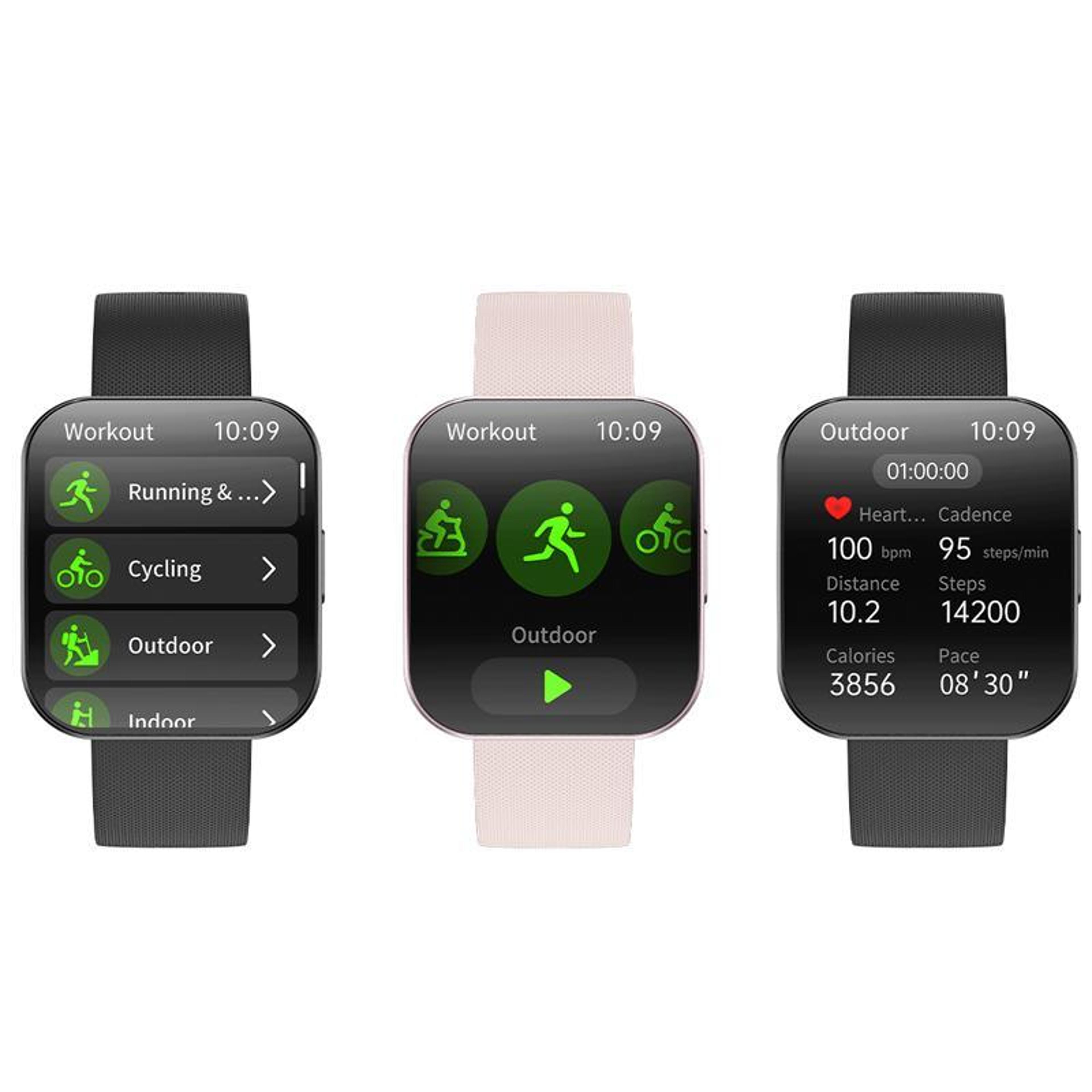 Health Smart Watch With Heart Rate Blood Oxygen Monitor And SOS Alert 15