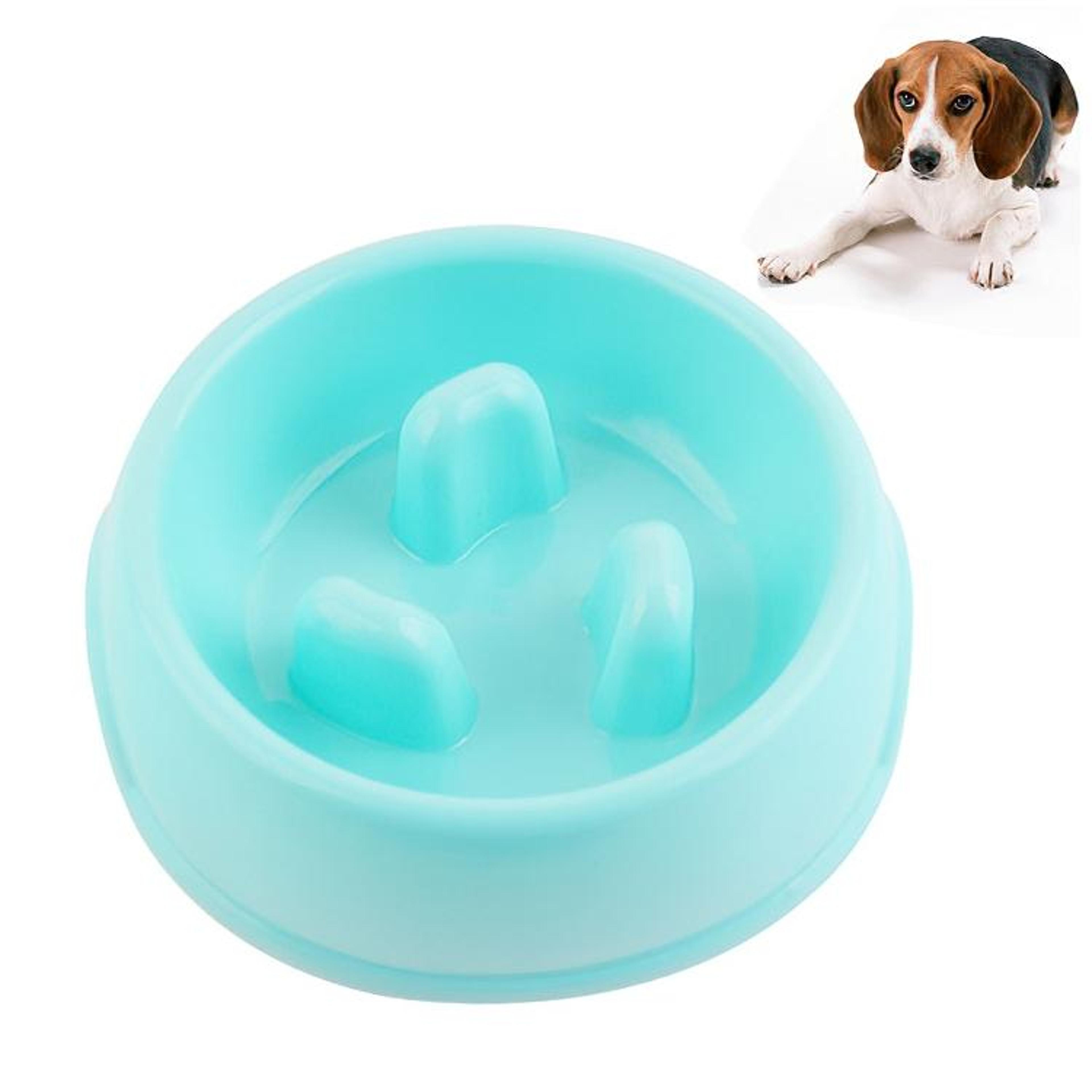 slow feed anti choking pet bowl for cats & dogs thickened non slip feeder