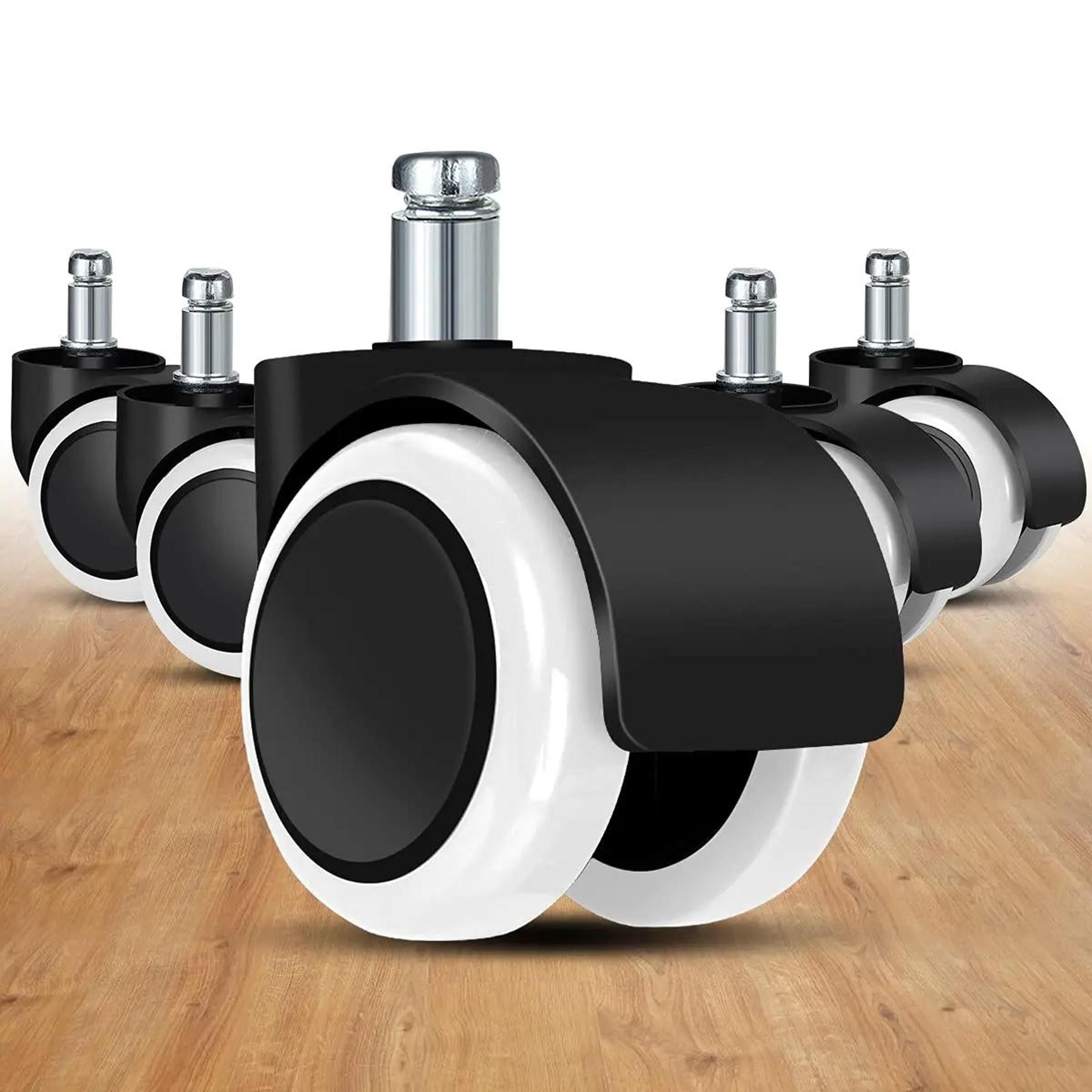 Silent Office Chair Replacement Wheels Swivel Casters For Smooth Rolling Mobility 1
