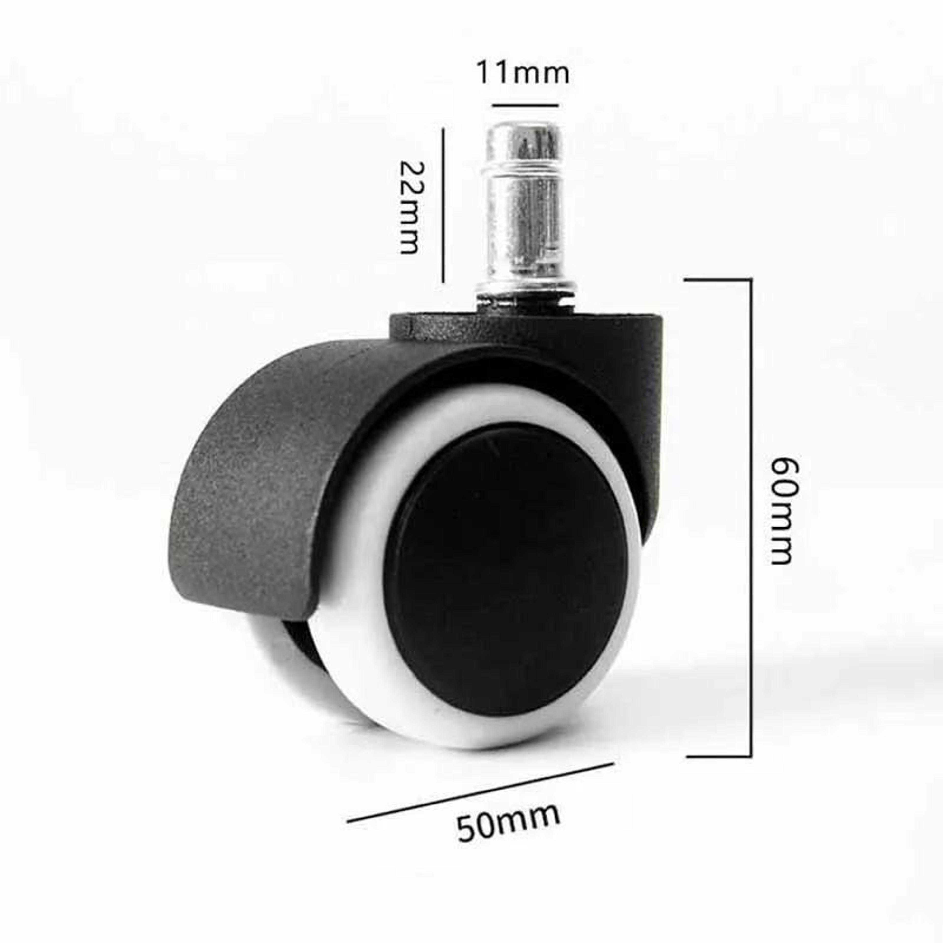Silent Office Chair Replacement Wheels Swivel Casters For Smooth Rolling Mobility 6