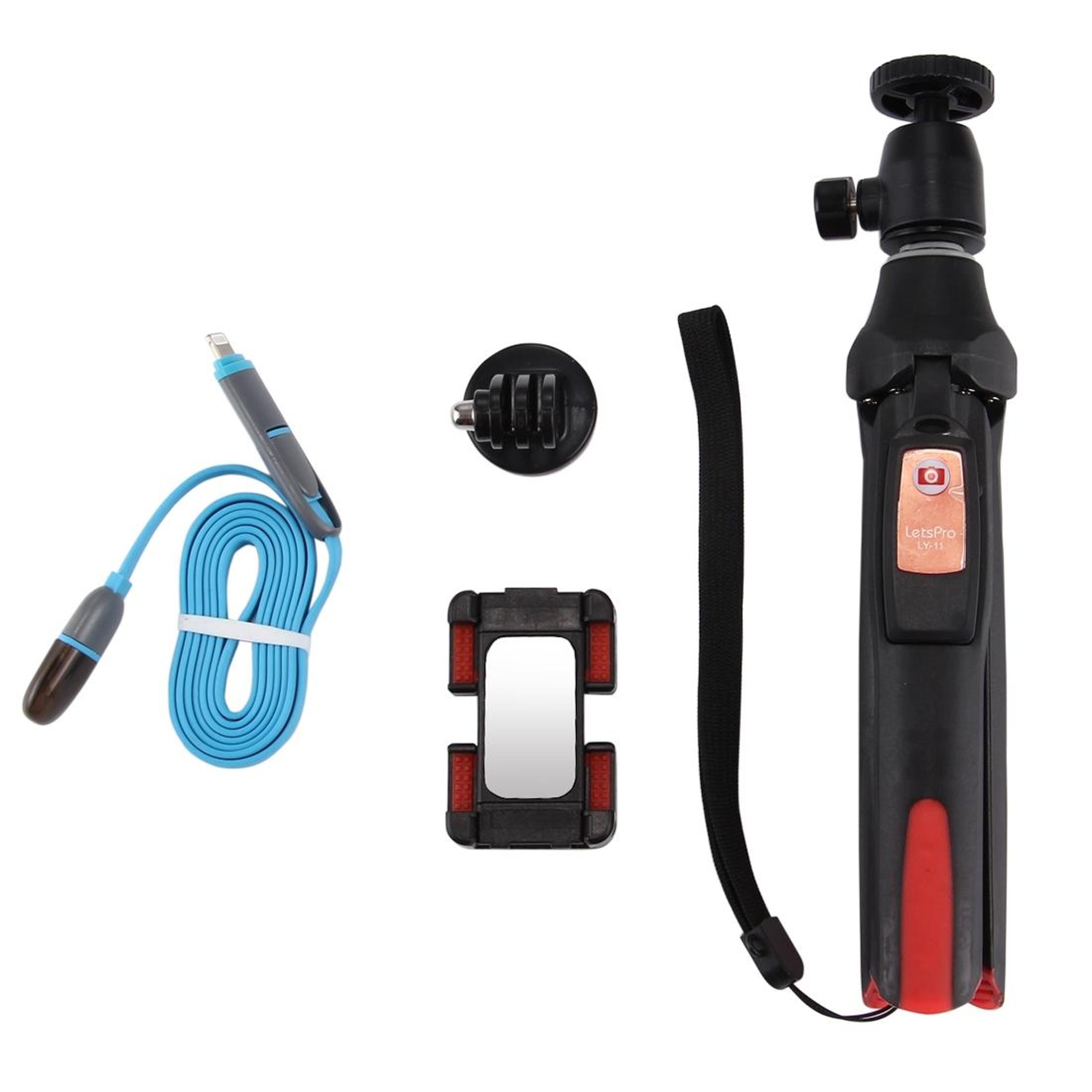 Bluetooth Selfie Stick Tripod With Remote Control  Adjustable Phone Holder 7
