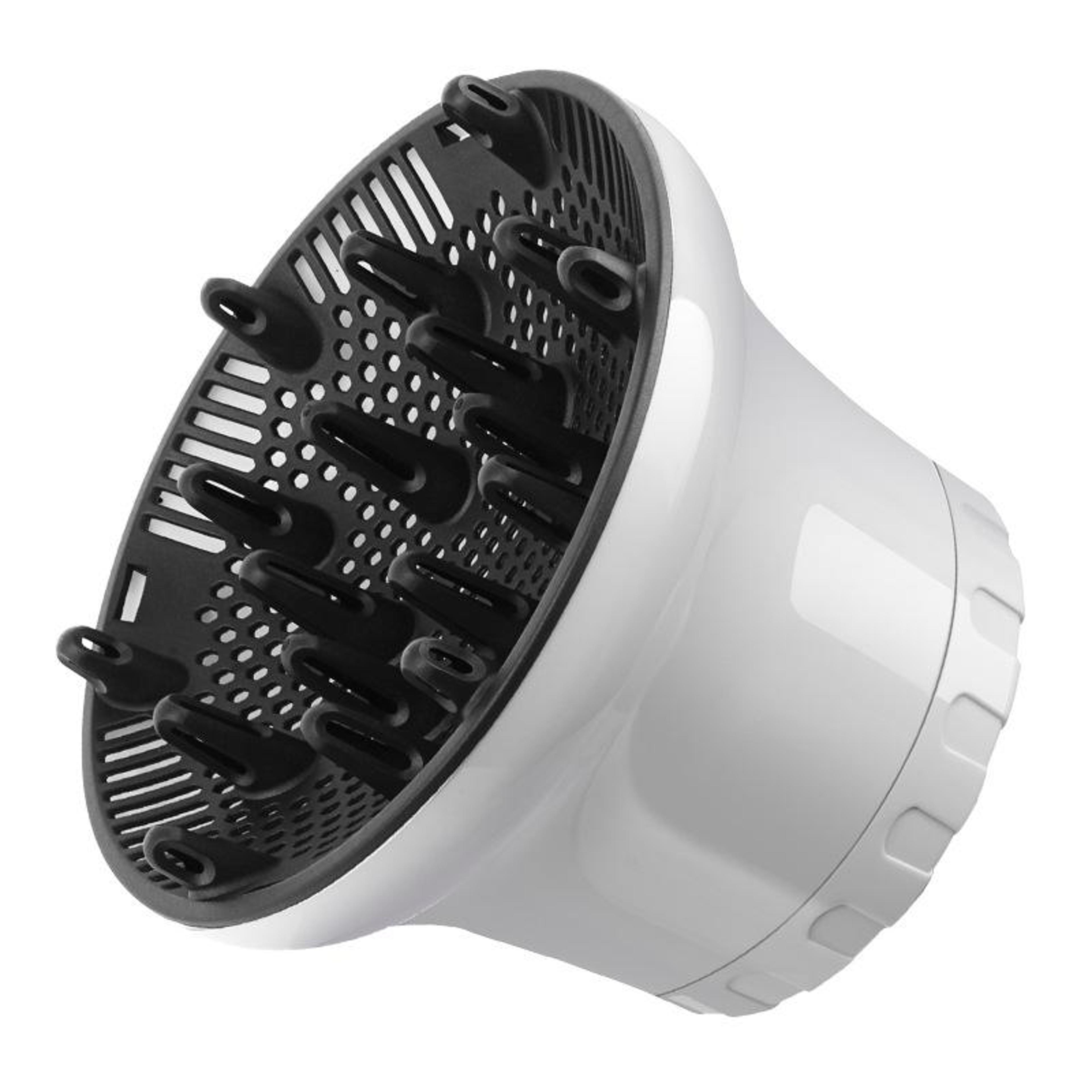 universal hair diffuser for blow dryers with rotating airflow control