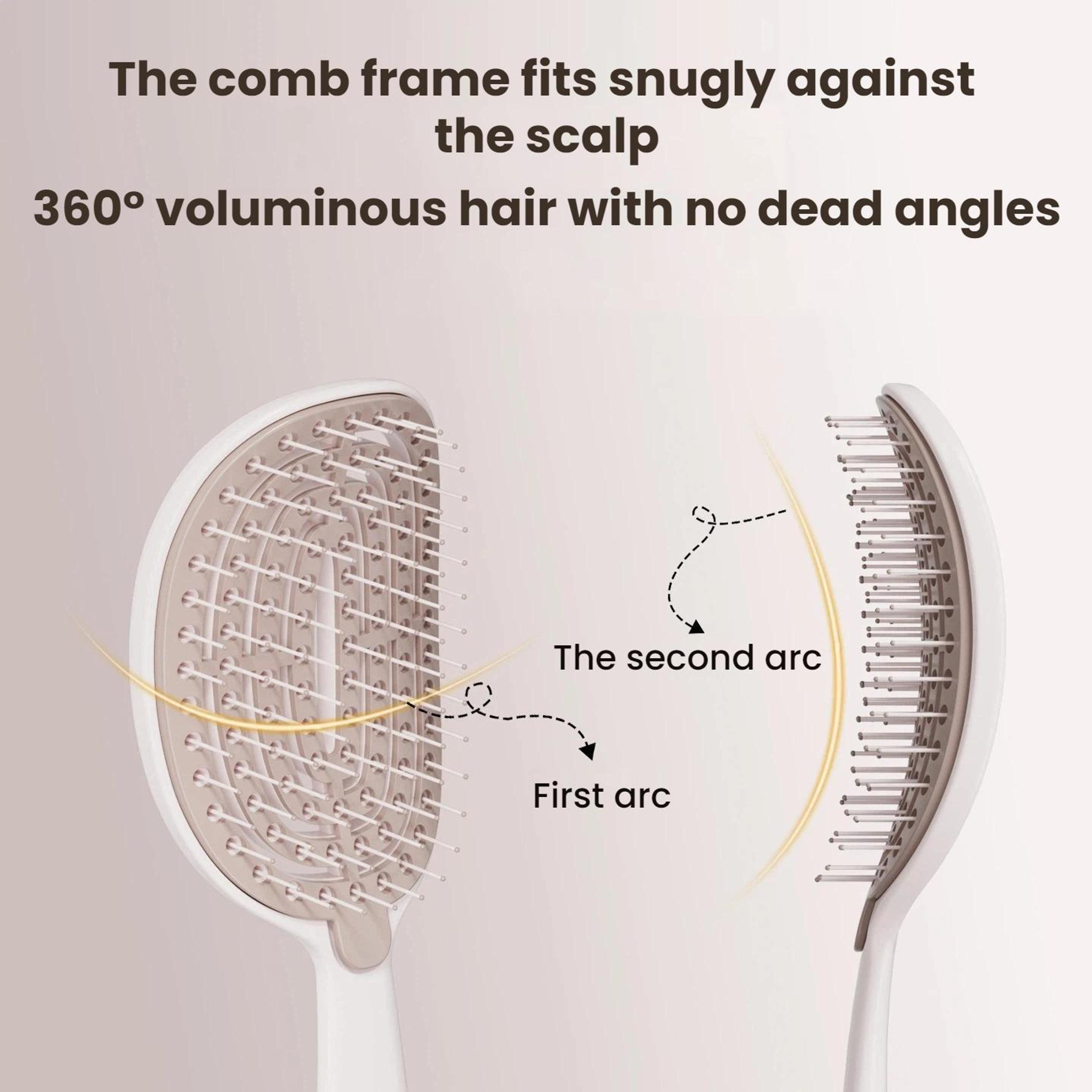 Self Cleaning Hair Brush Air Cushion Scalp Massager  Volume Boost Comb 3