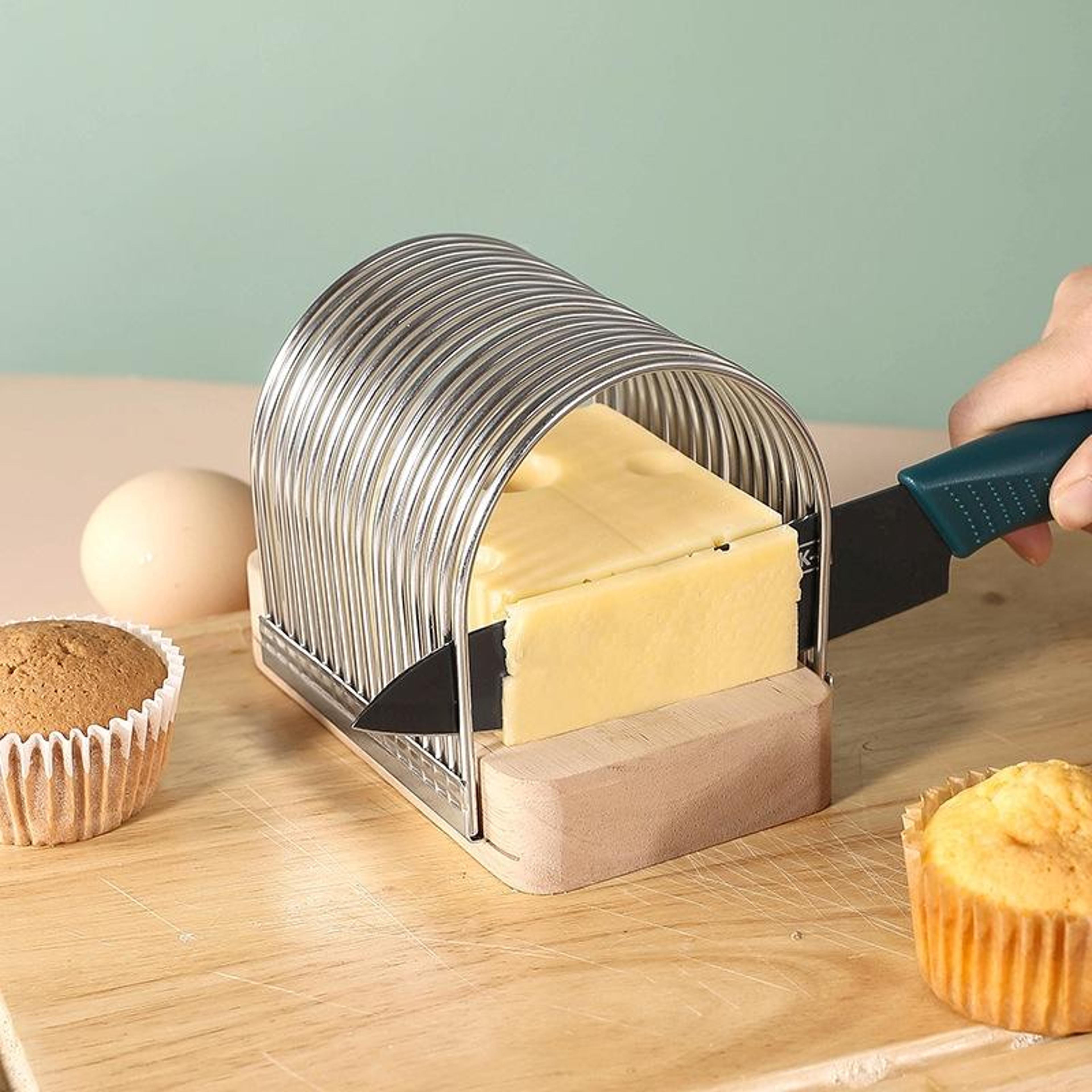 Bread Slicer With Adjustable Cutting Guide  Crumb Tray For Perfect Homemade Loaf Slices 7