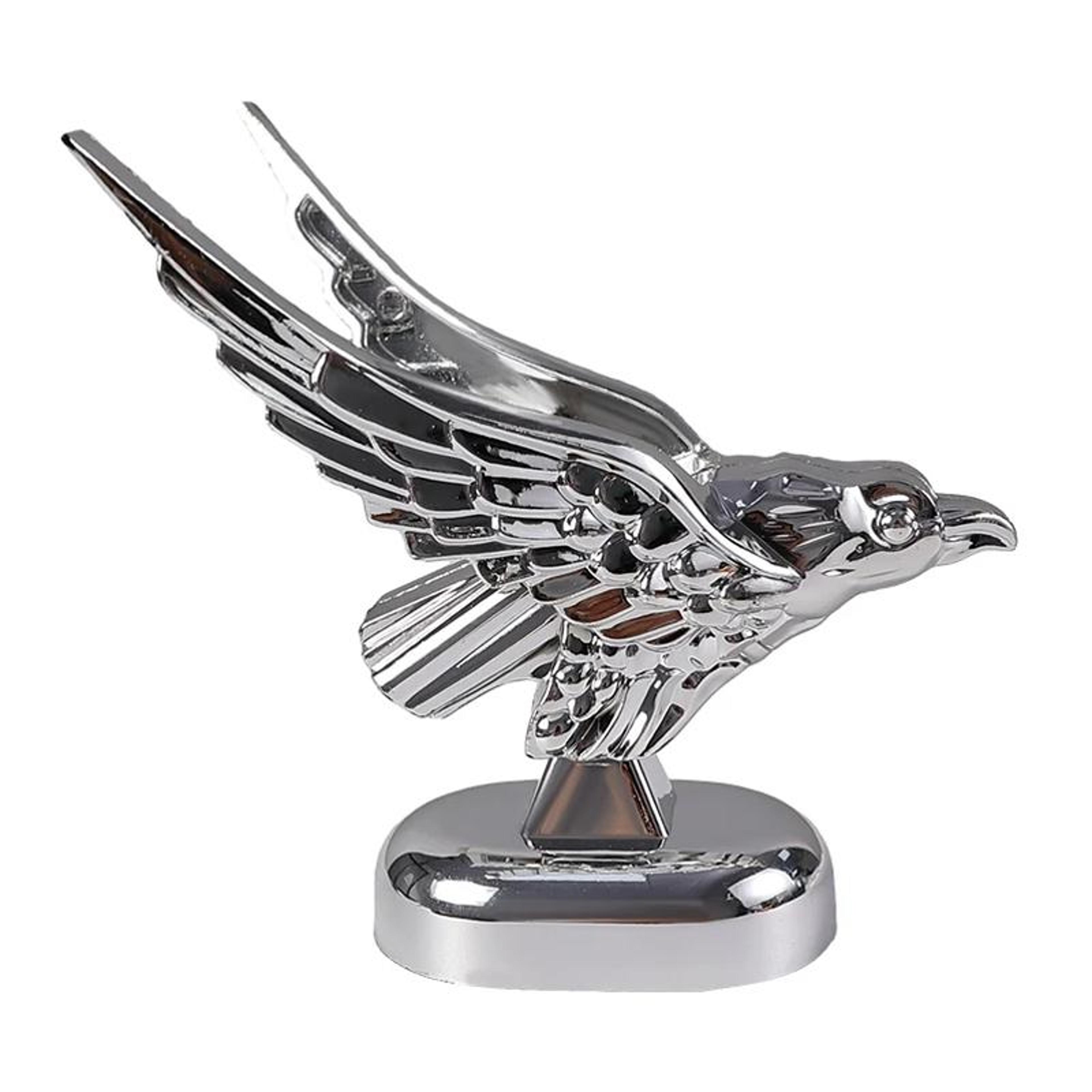 Universal Car Hood Ornament 3D Eagle Emblem Decorative Hood Badge For Cars 7