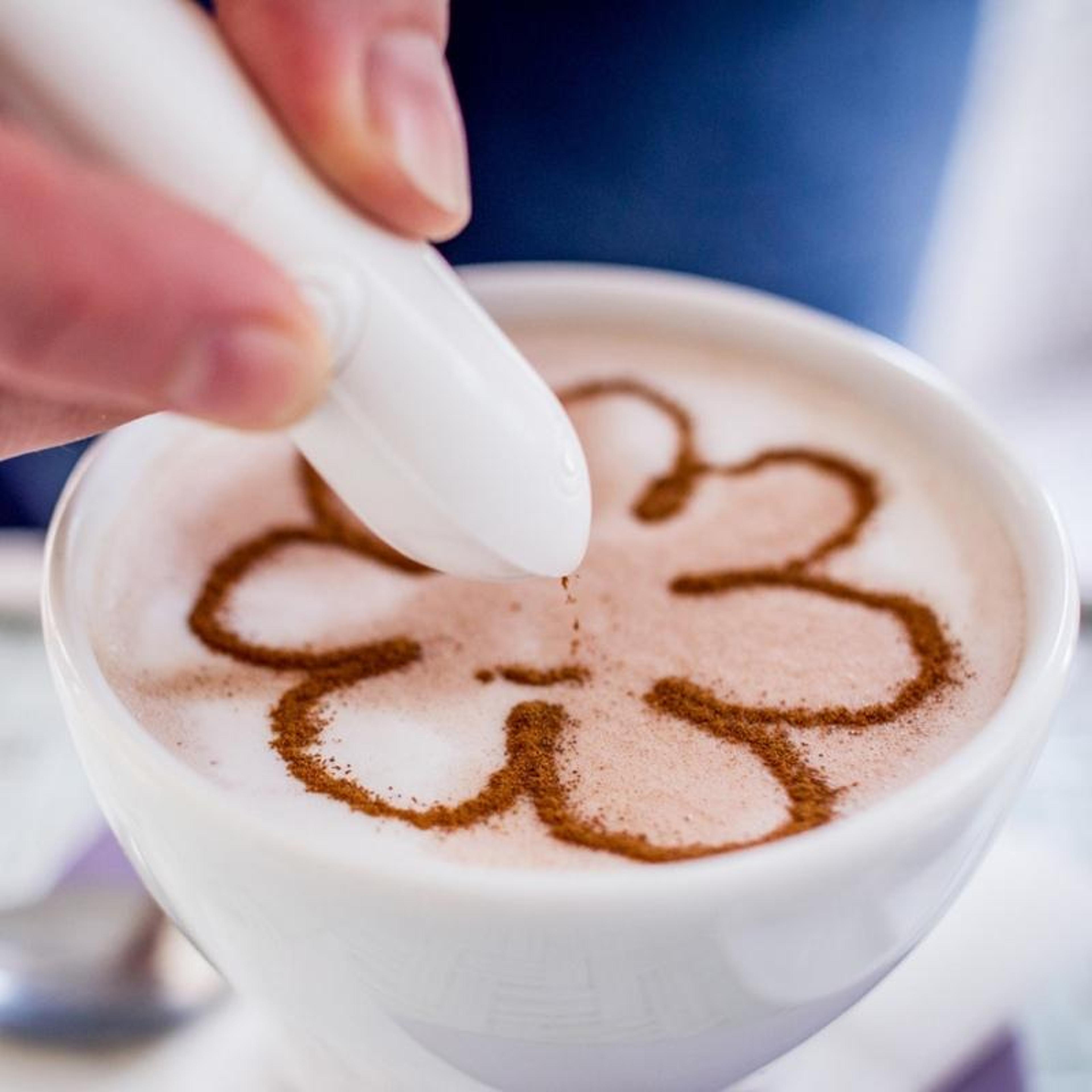 Electric Latte Art Pen Coffee Decorating Pen For Cakes Desserts And Pastry Designs 3