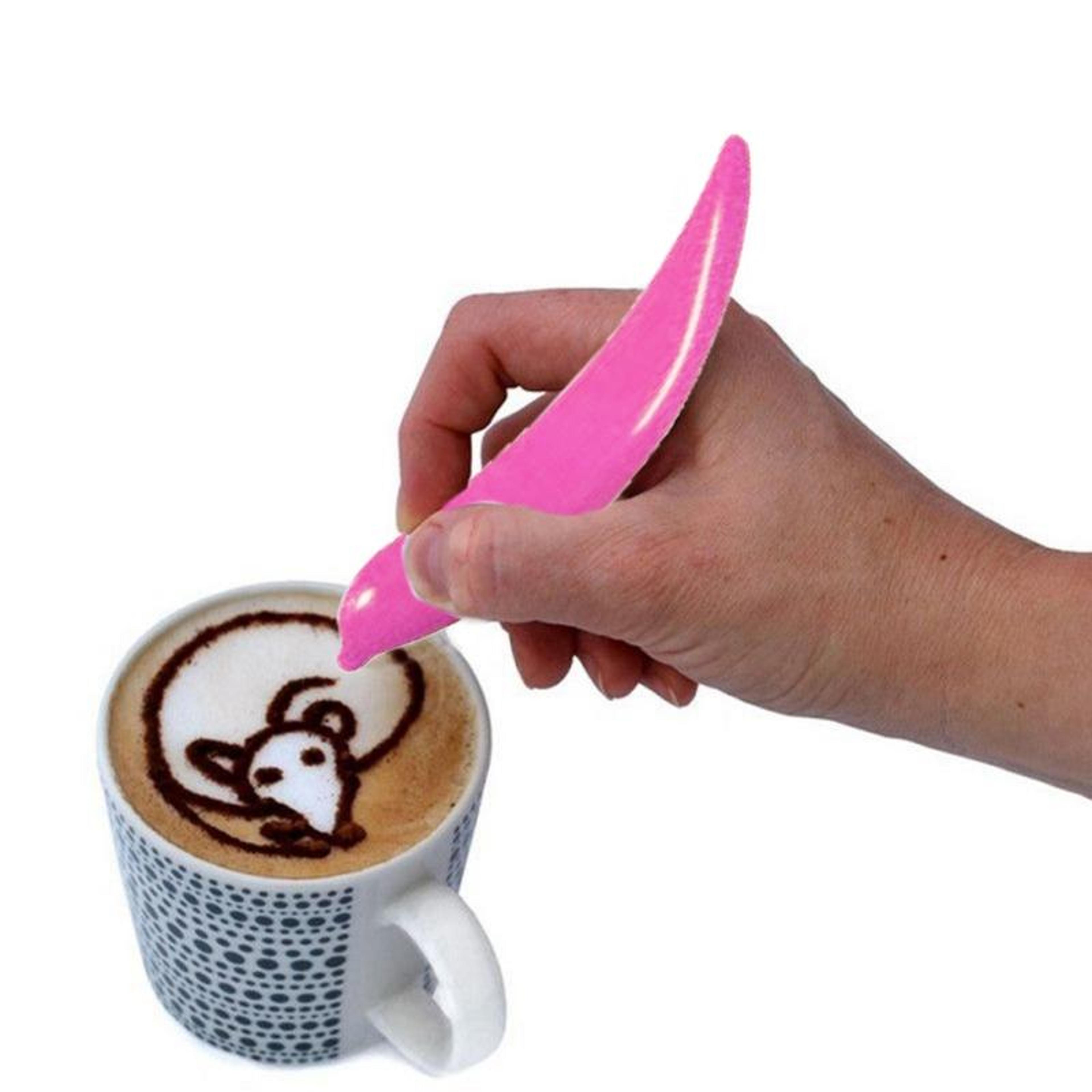 Electric Latte Art Pen Coffee Decorating Pen For Cakes Desserts And Pastry Designs 9
