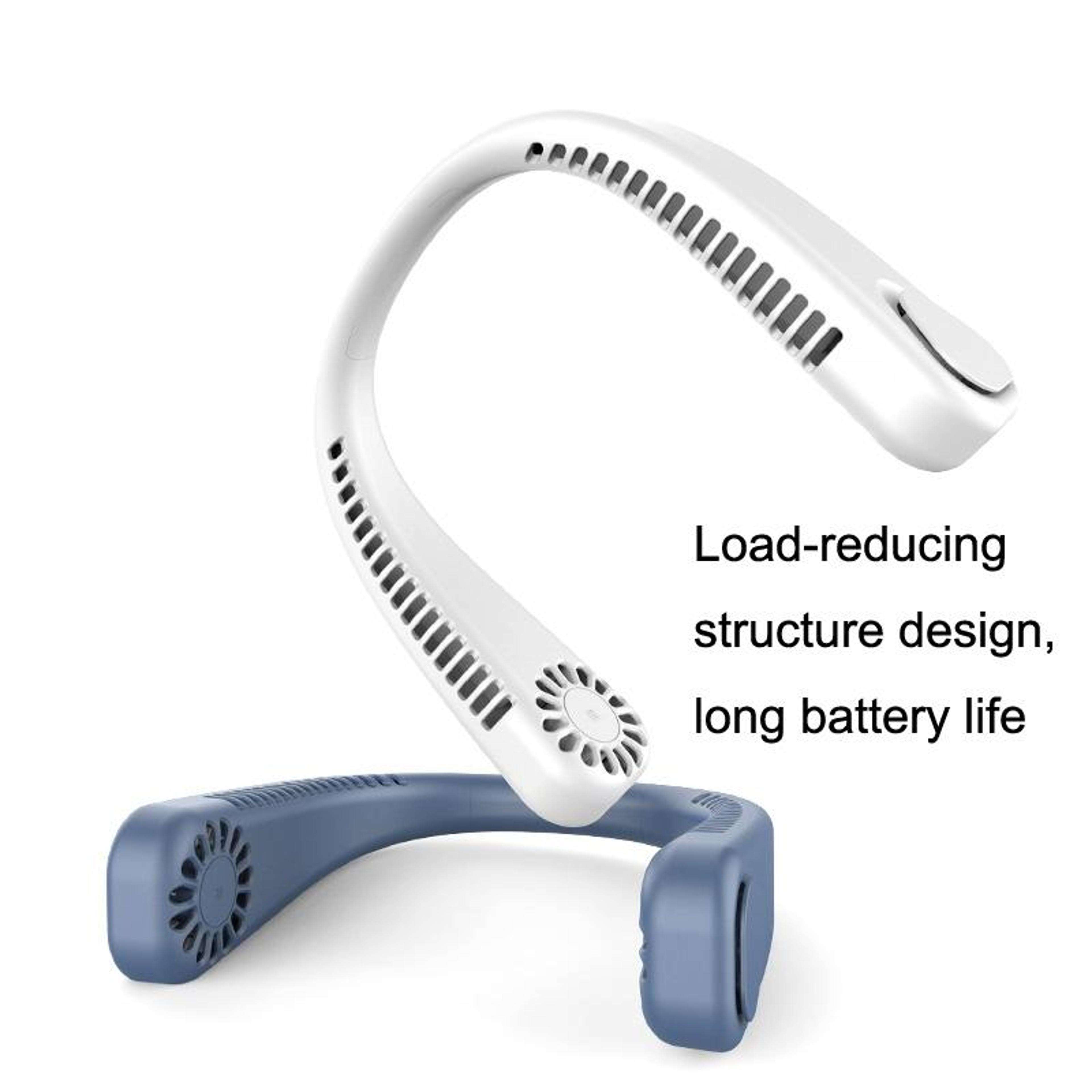 Portable Neck Fan USB Rechargeable Hands Free Fan For Outdoor Travel And Sports 4