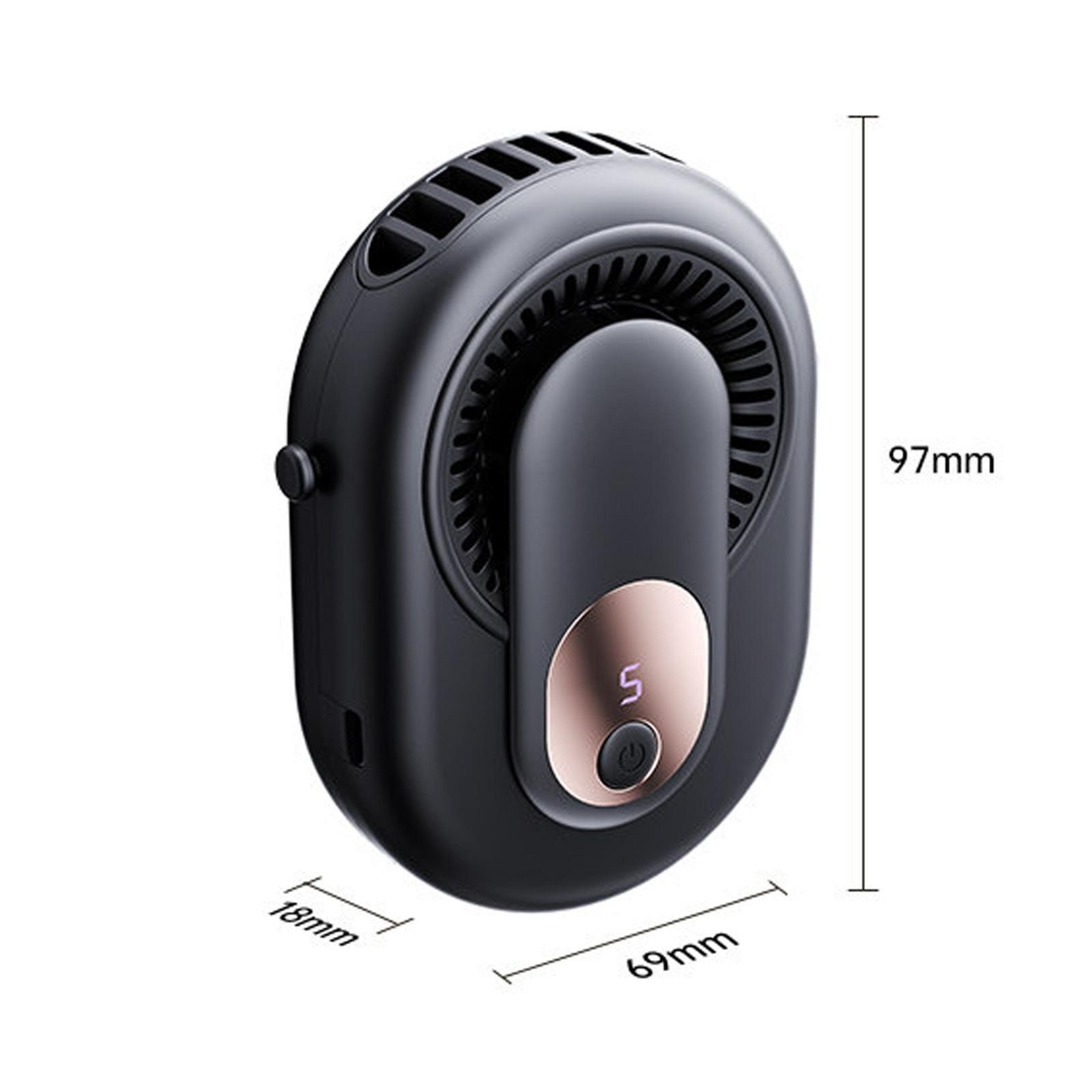 Portable Waist Fan With Digital Power Display Rechargeable Neck Fan For Outdoor Cooling 8