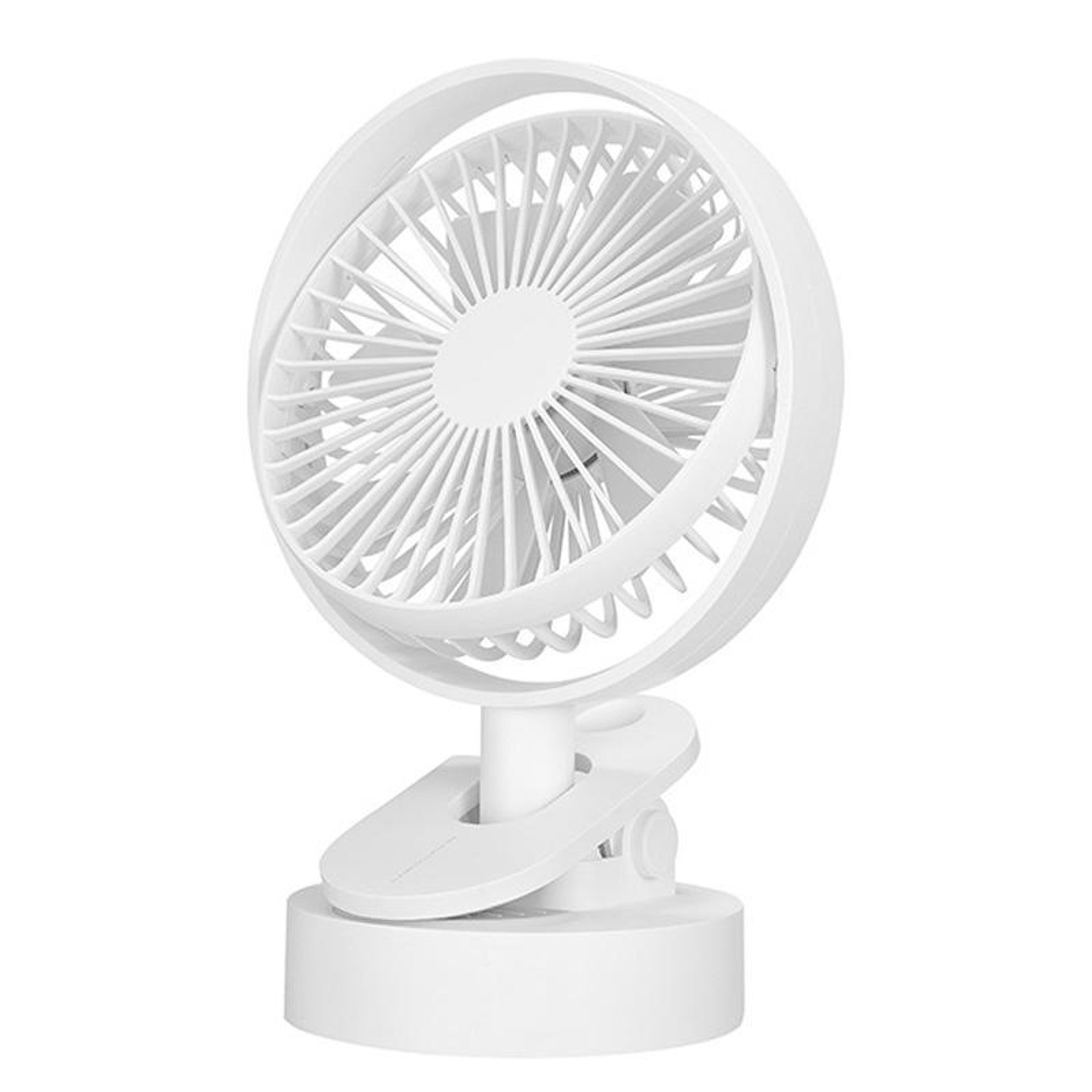 Portable Desk Fan Rechargeable Telescopic Folding USB Cooling Fan For Home Office  Travel 9