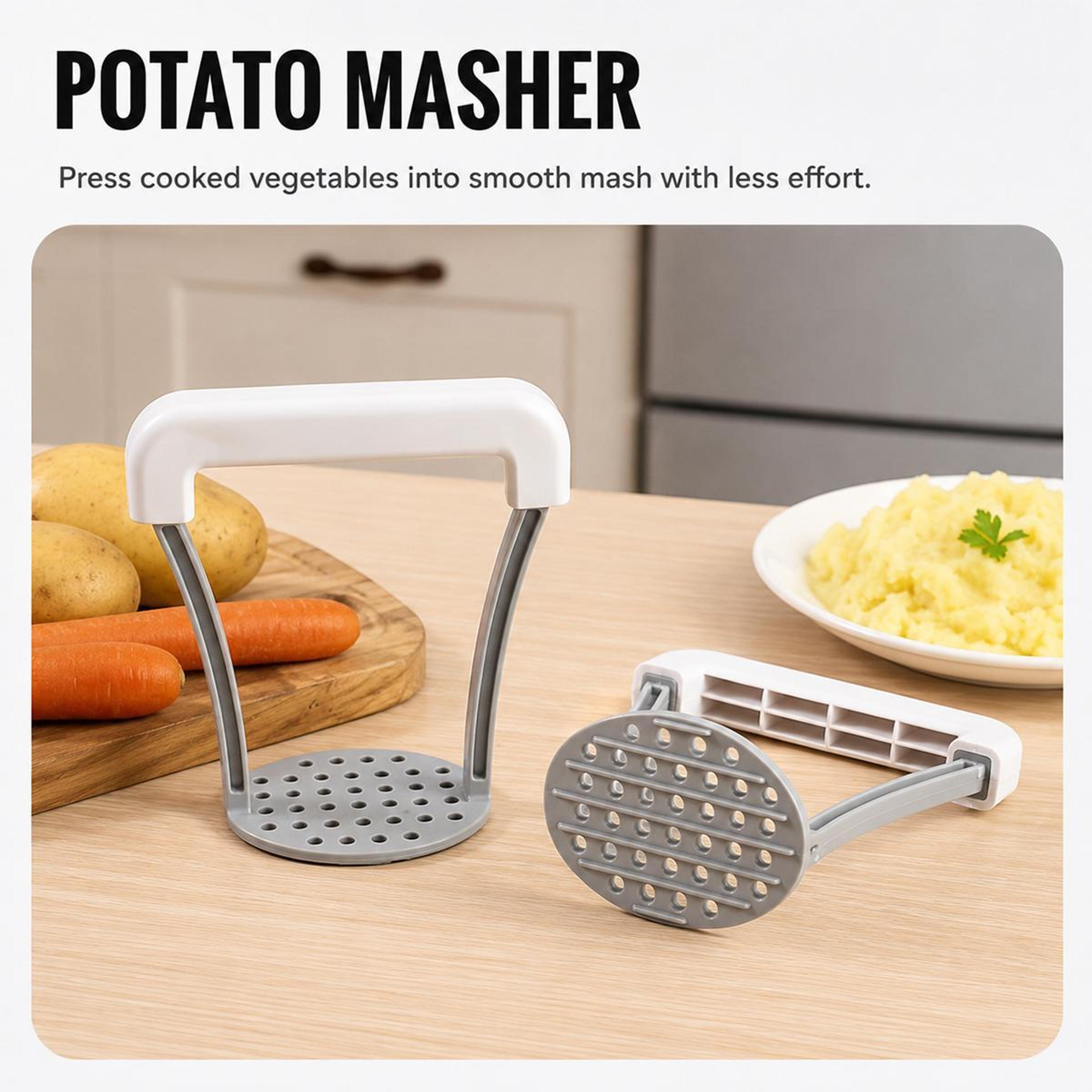 Manual Potato Masher PP Kitchen Masher For Smooth Potatoes And Vegetables 2