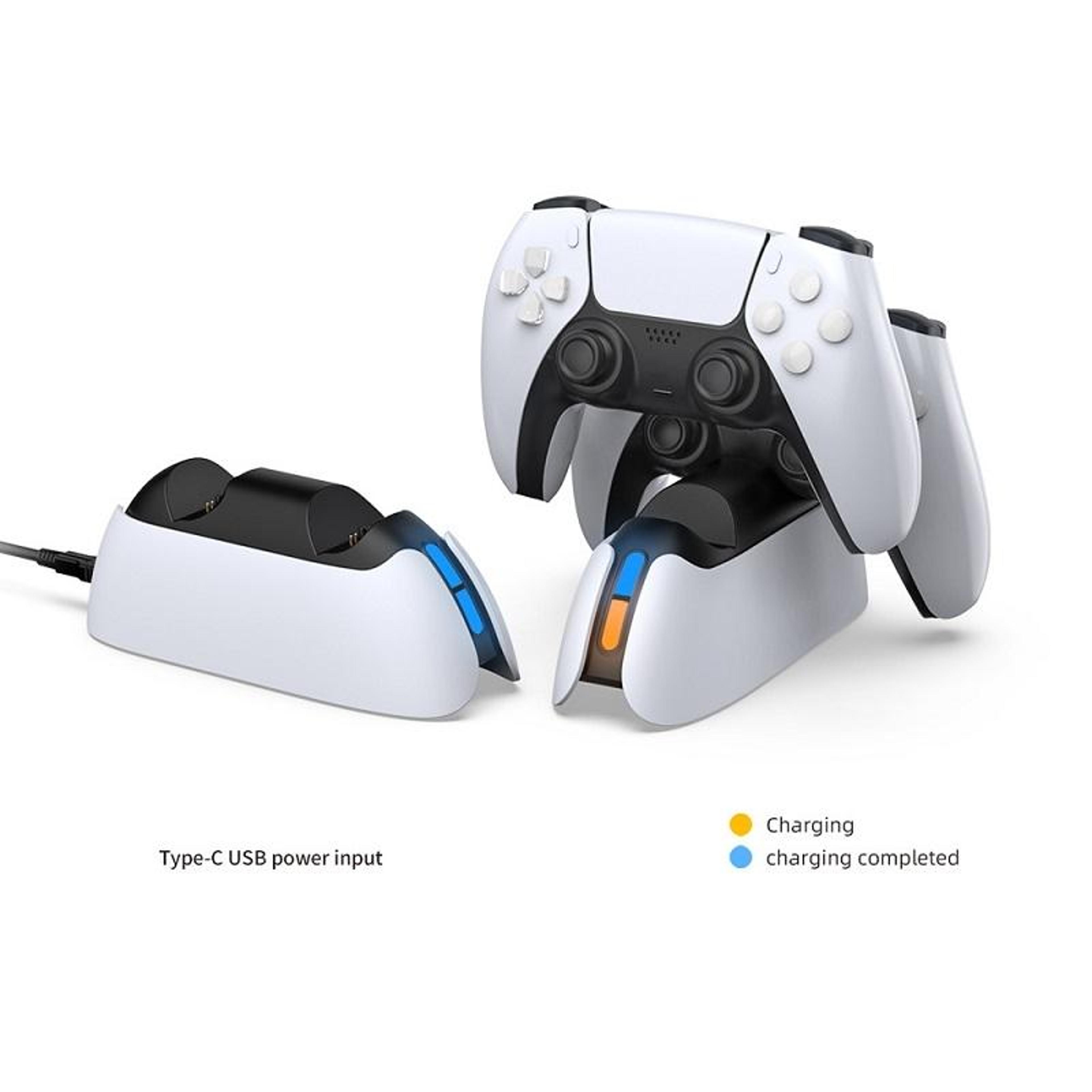 DOBE TP505103 PS5 Controller Charging Station With LED Indicator DualSense Dock 4