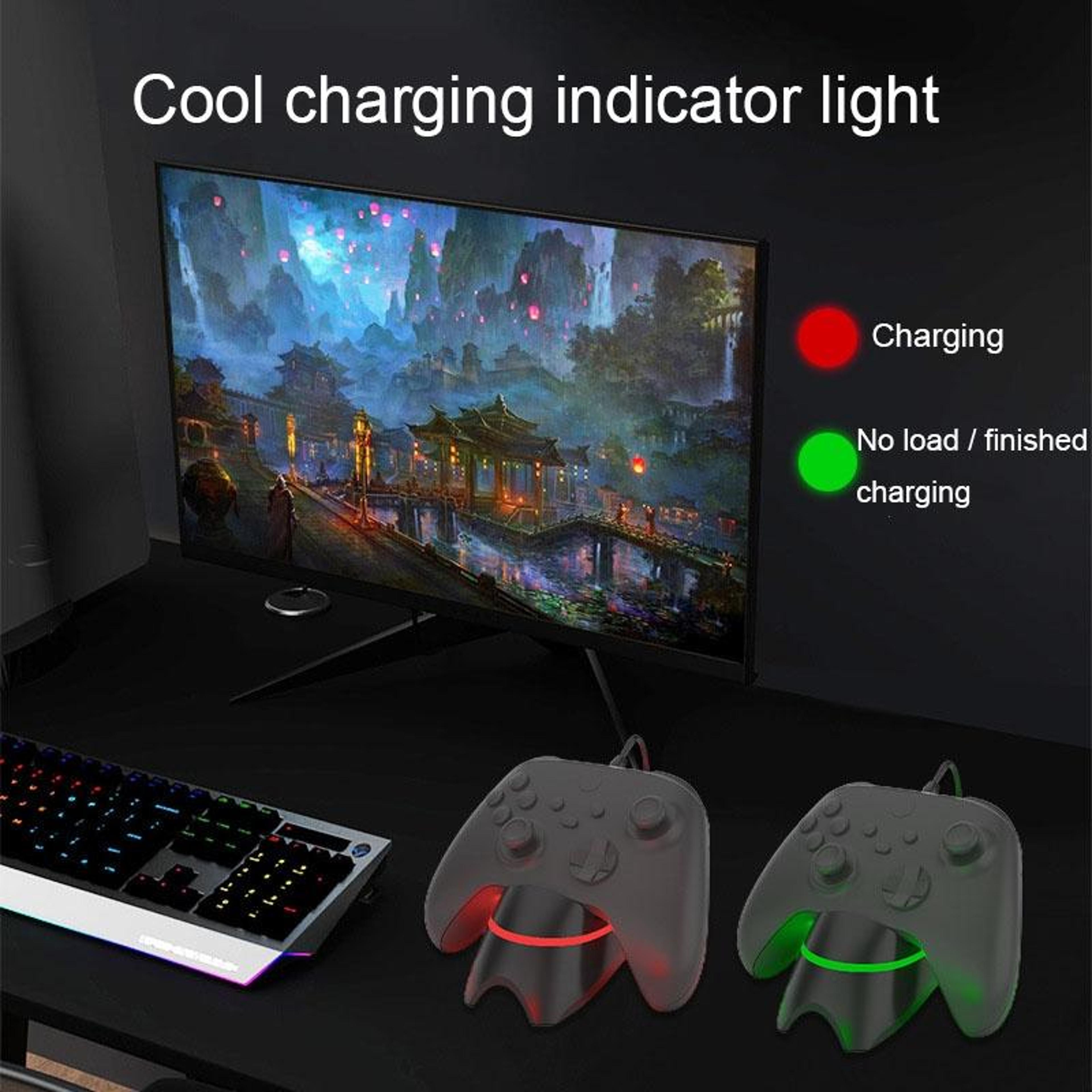 Iplay HBX252 Gamepad Charger Magnetic Charging Dock For PS5 Controller Switch PS4 Xbox 3