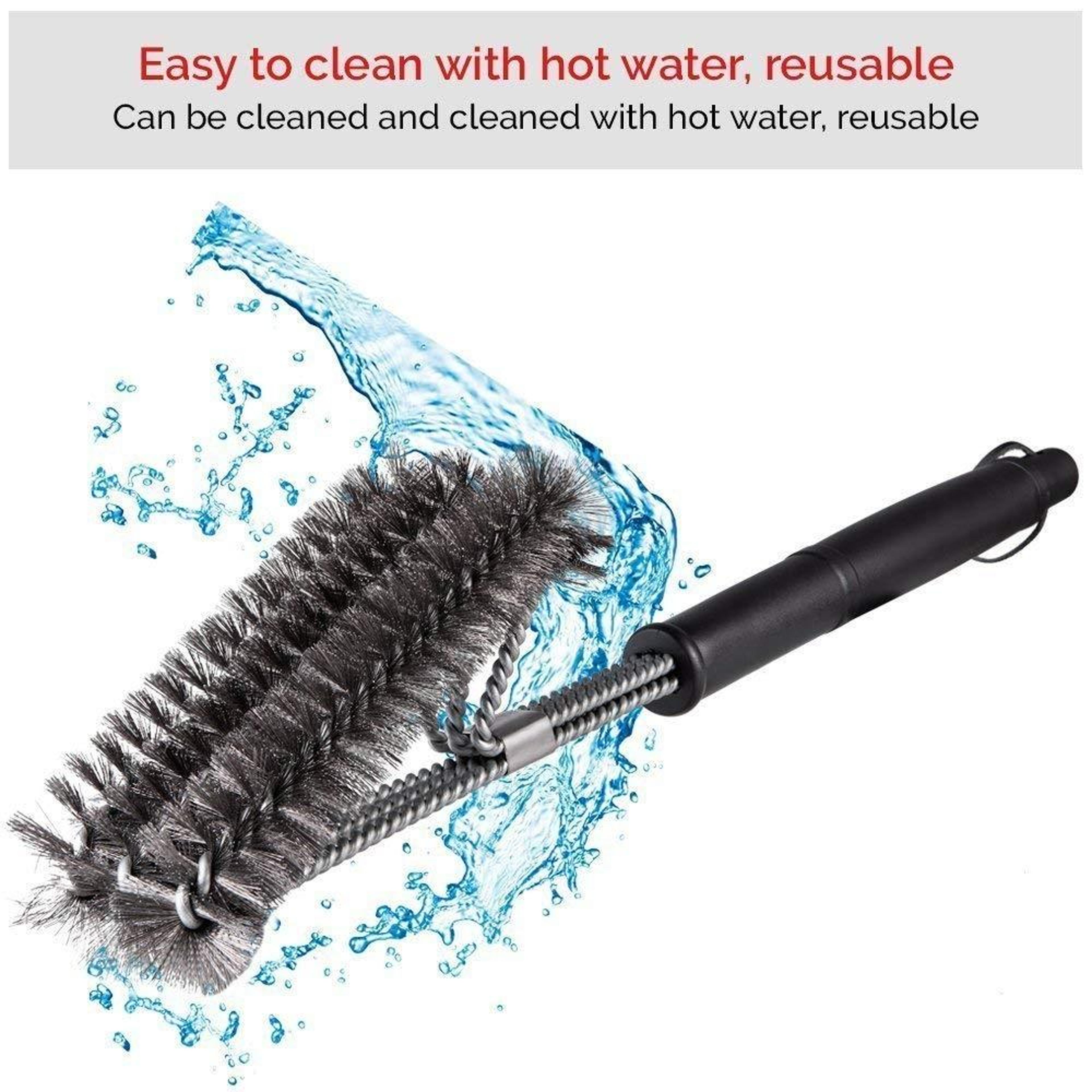 Grill Cleaning Brush Wire BBQ Grill Brush For Barbecue Grill Grates And Grill Pans 4