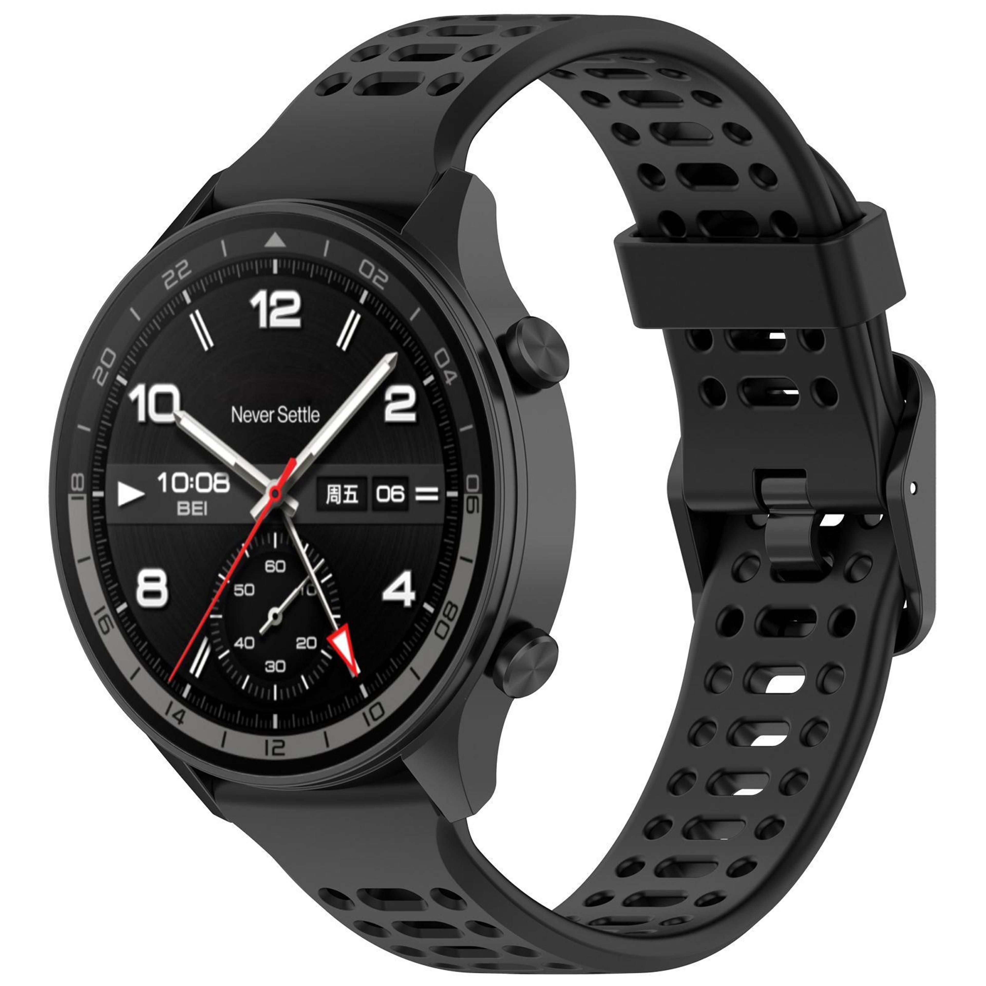 Watch Sport Band Breathable Silicone Watch Band Soft Replacement Sport Watch Strap 2