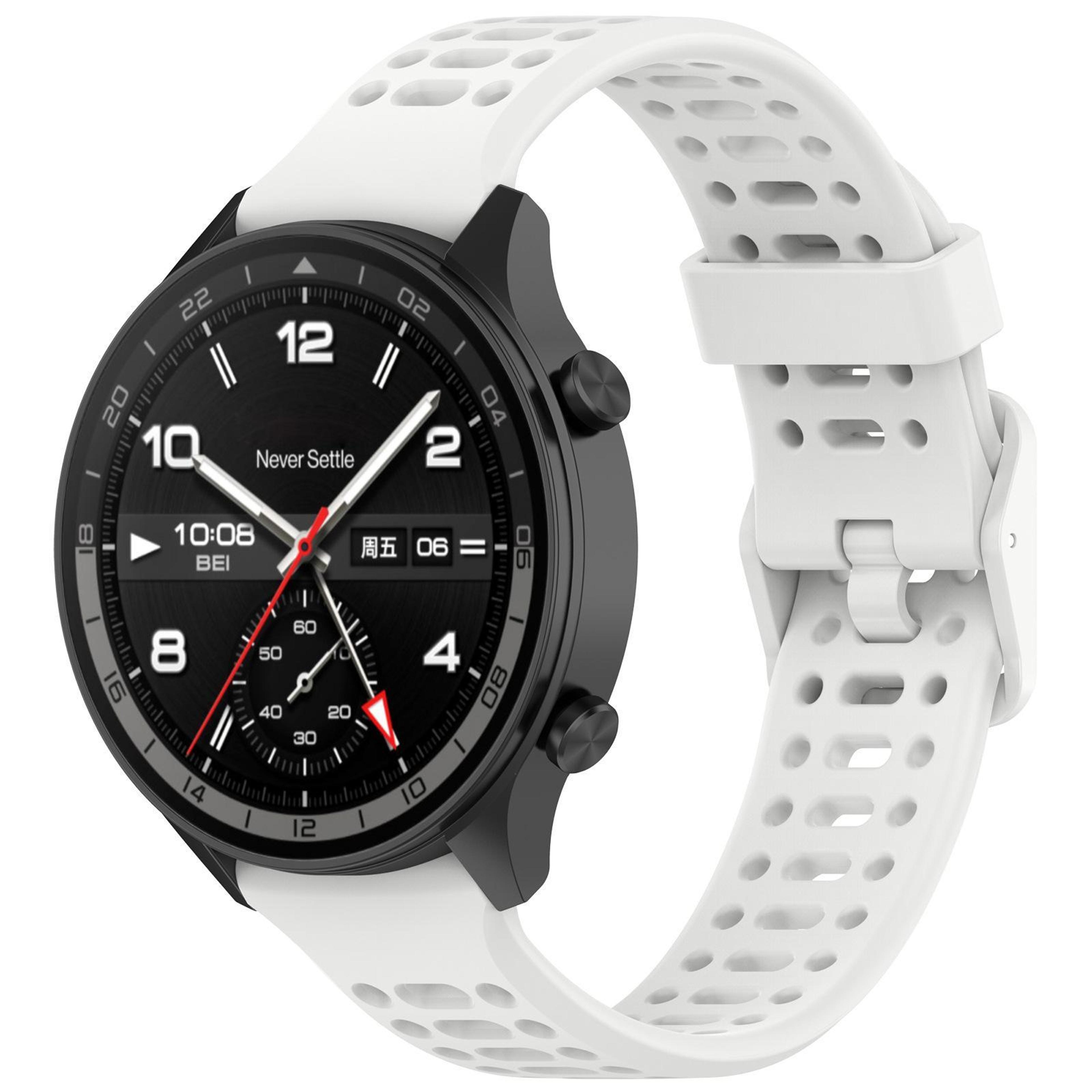Watch Sport Band Breathable Silicone Watch Band Soft Replacement Sport Watch Strap 7