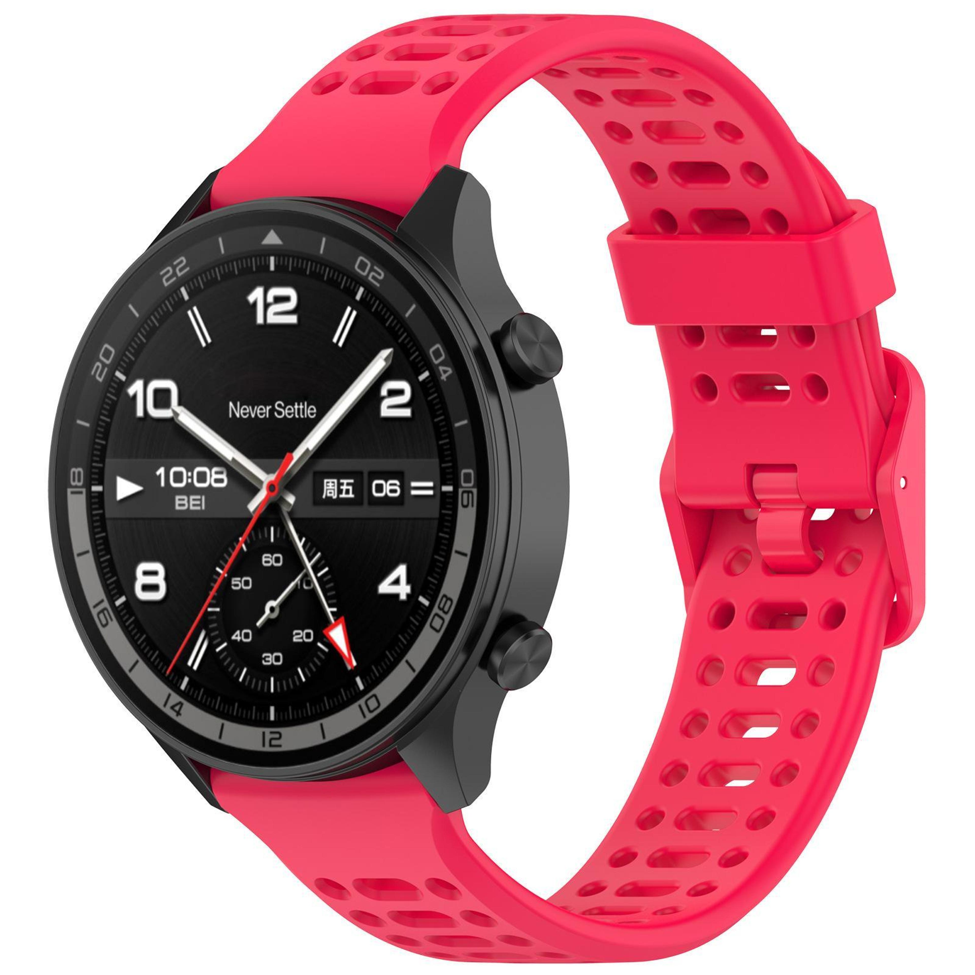 Watch Sport Band Breathable Silicone Watch Band Soft Replacement Sport Watch Strap 9