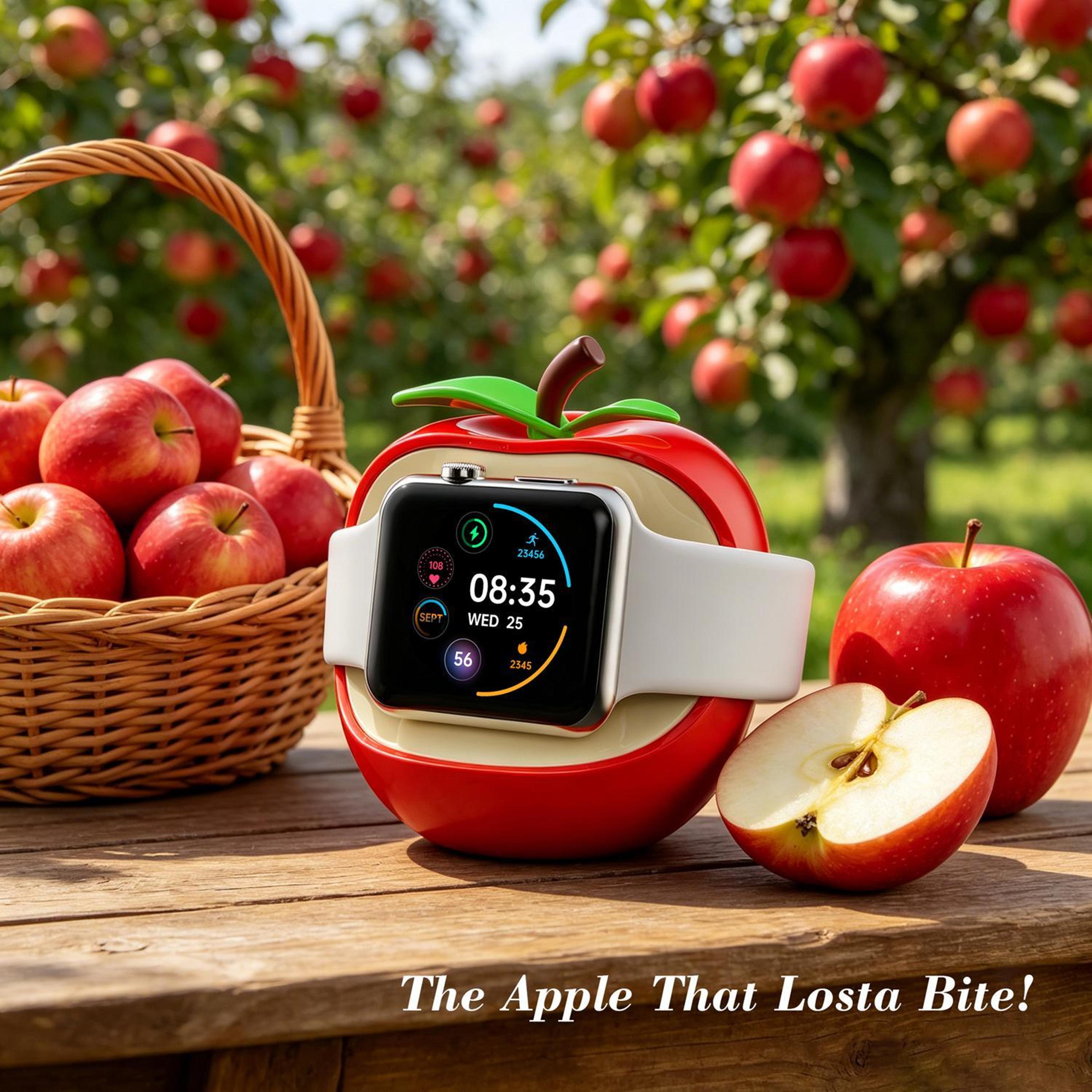 Apple Watch Charging Stand Silicone Charger Holder Apple Shaped Dock For All Apple Watch Series 3