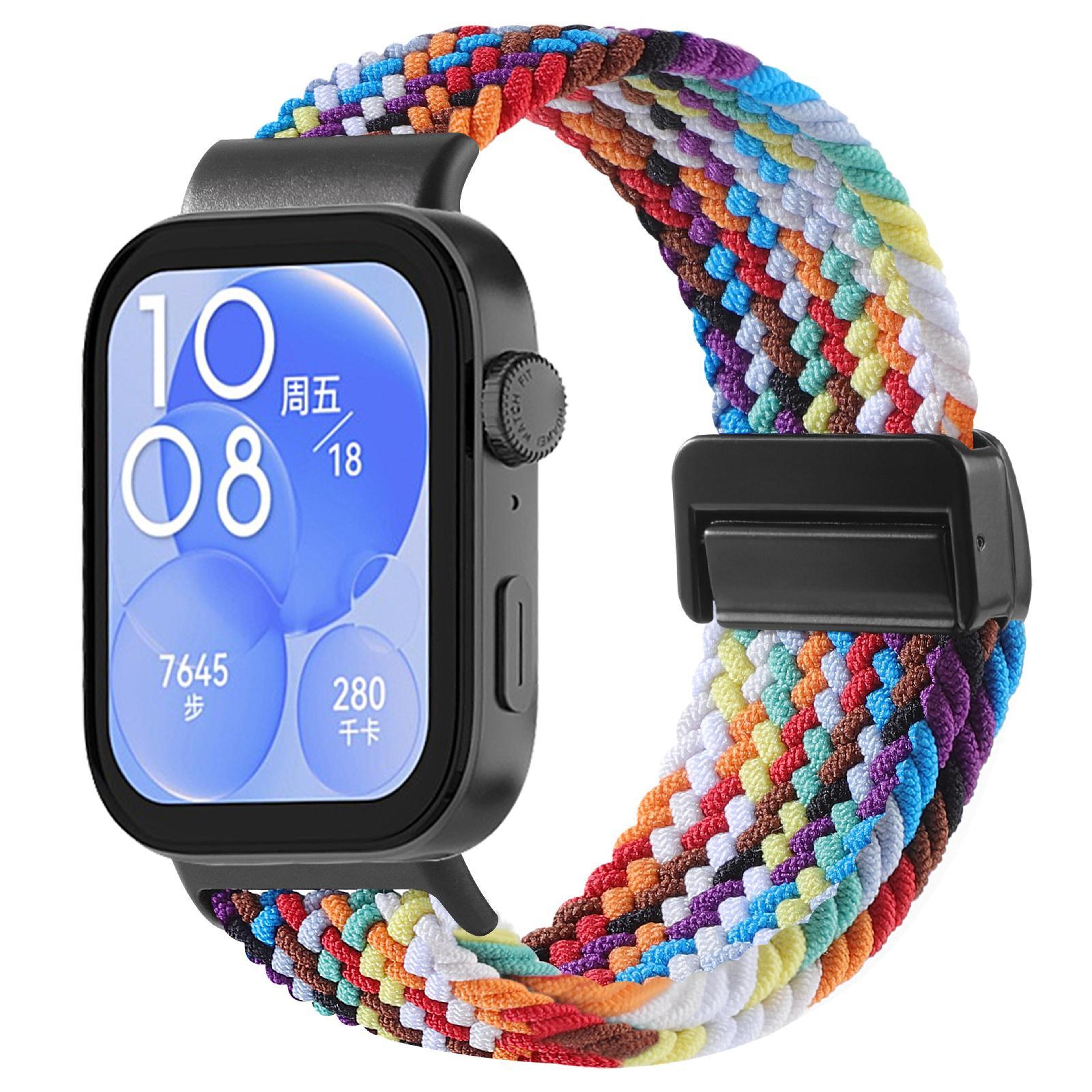 Huawei Watch Fit 5 Fit 5 Pro Fit 4 Braided Watch Band With Magnetic Buckle Nylon Strap 9