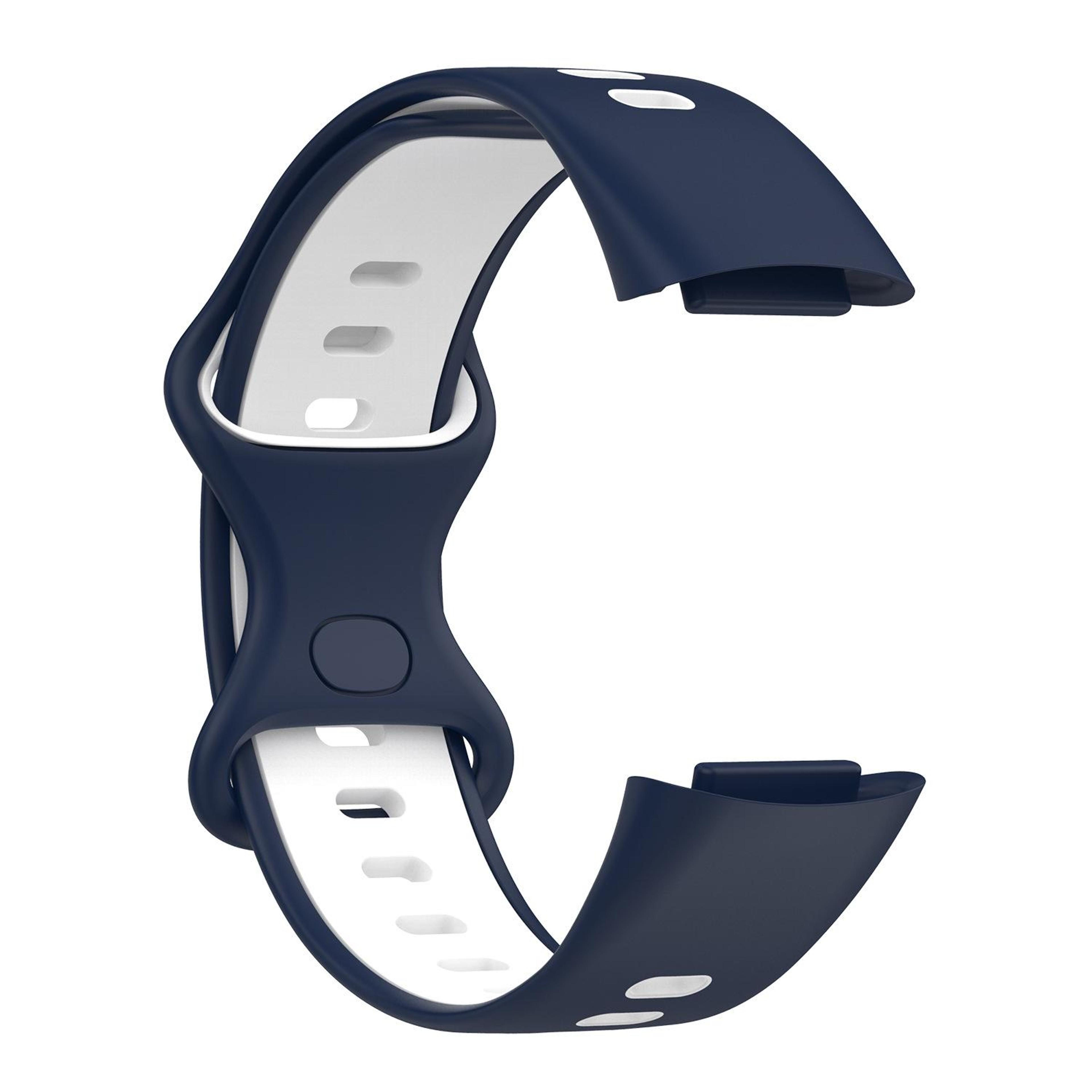 Fitbit Charge Band Two Color Silicone Replacement Watch Strap Sport Wristband 2
