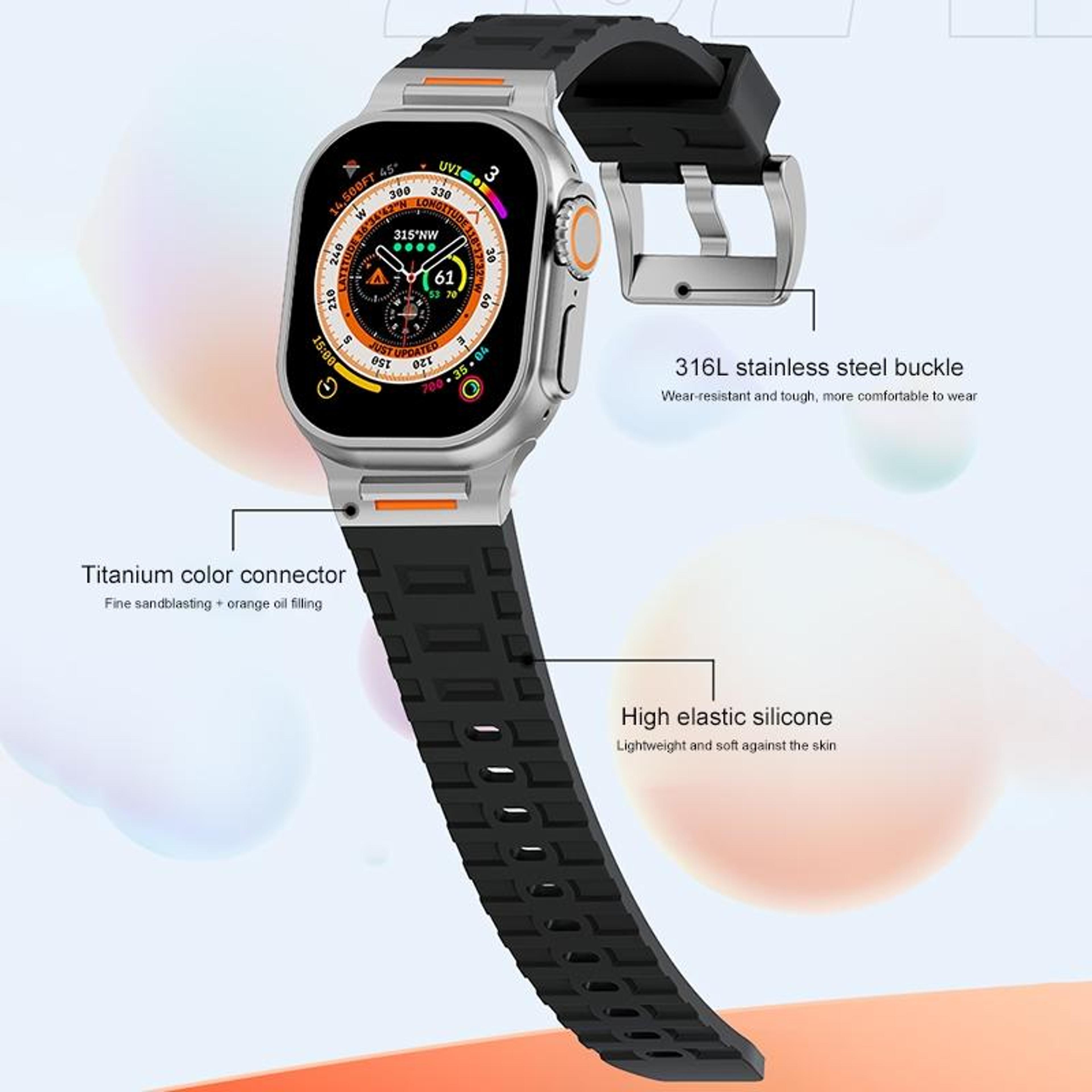Trailblazer Apple Watch Silicone Band Soft Sport Strap For Apple Watch 6
