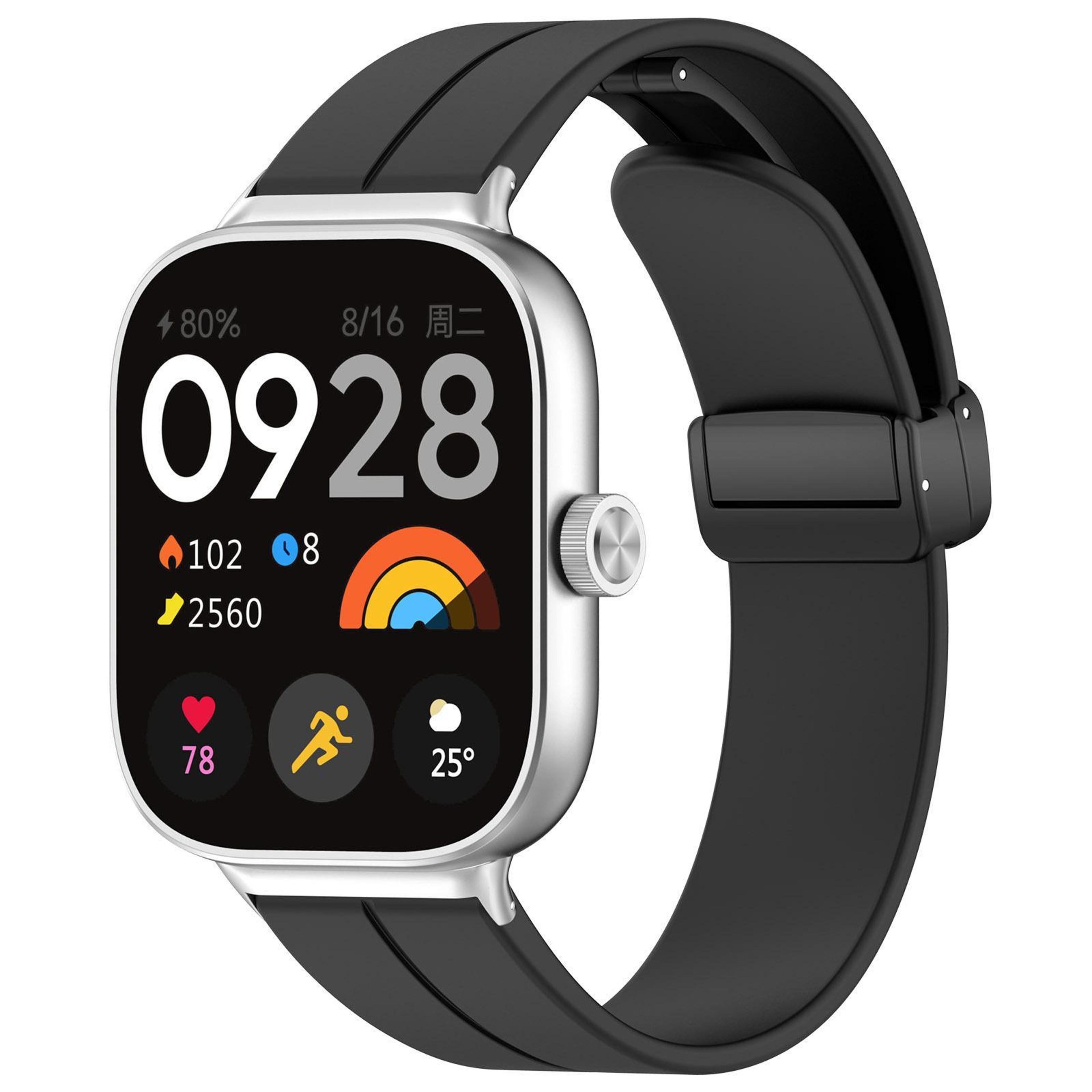 XDfind Silicone Watch Band For Xiaomi Band 10 Pro 9 Pro Redmi Watch 6 With Folding Buckle 9
