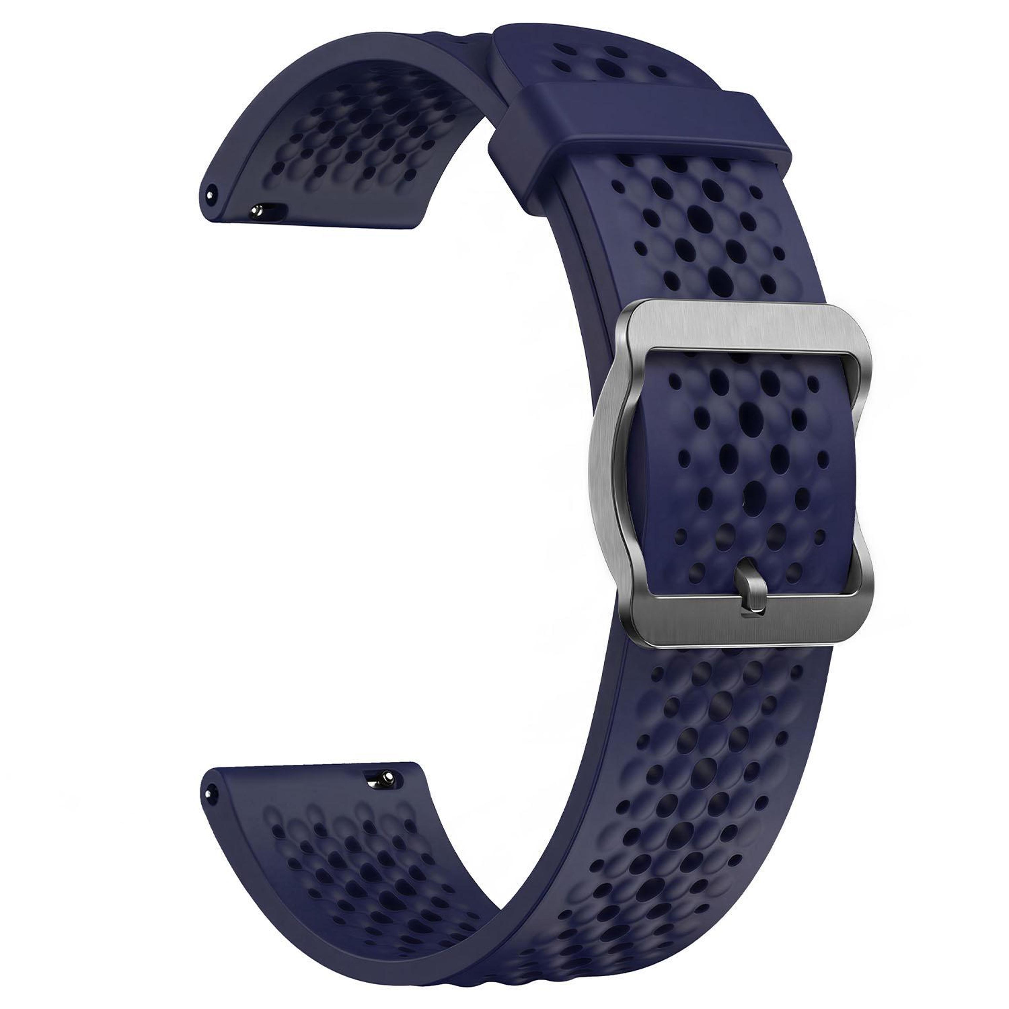 Breathable Silicone Watch Band Sport Replacement Strap With Pin Buckle 2