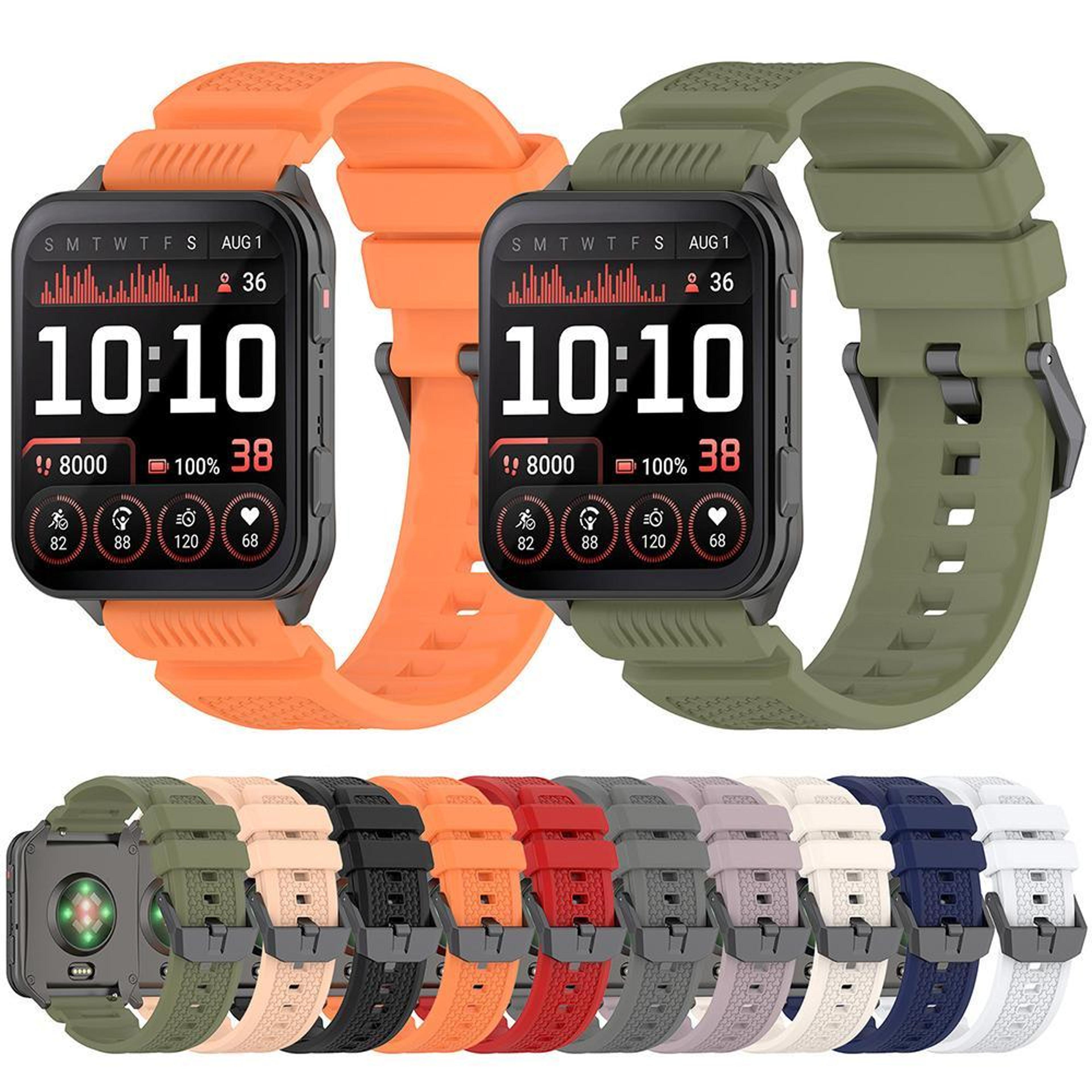 Garmin Venu X1 Armor Silicone Watch Band Soft Sport Replacement Strap 17