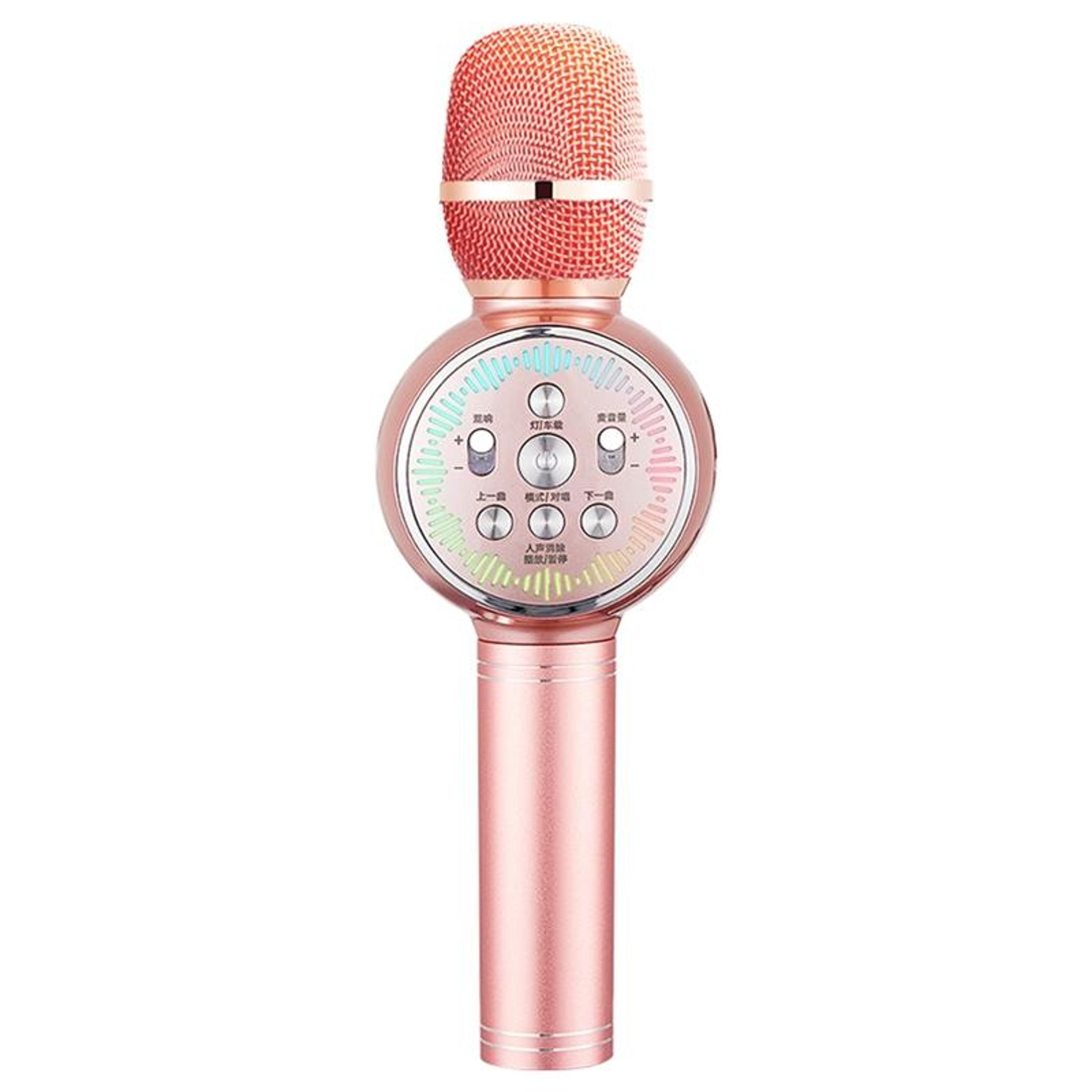 K2 Bluetooth Karaoke Wireless Microphone With Colorful LED Lights 7