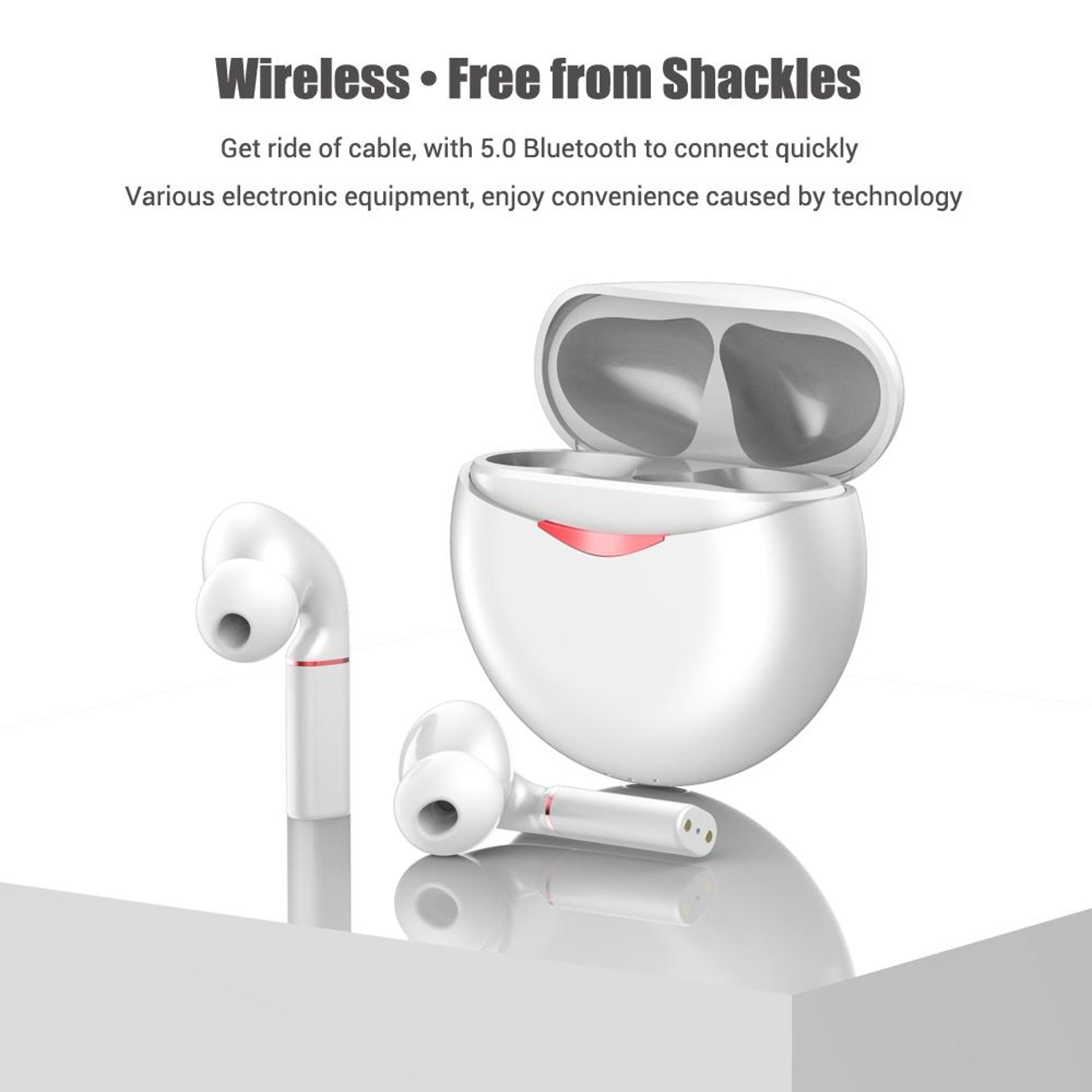 TG T50 Sport TWS Bluetooth Earbuds With Noise Canceling Microphone 6
